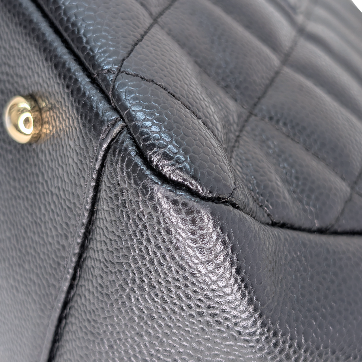 Chanel Shopping Tote Caviar Black