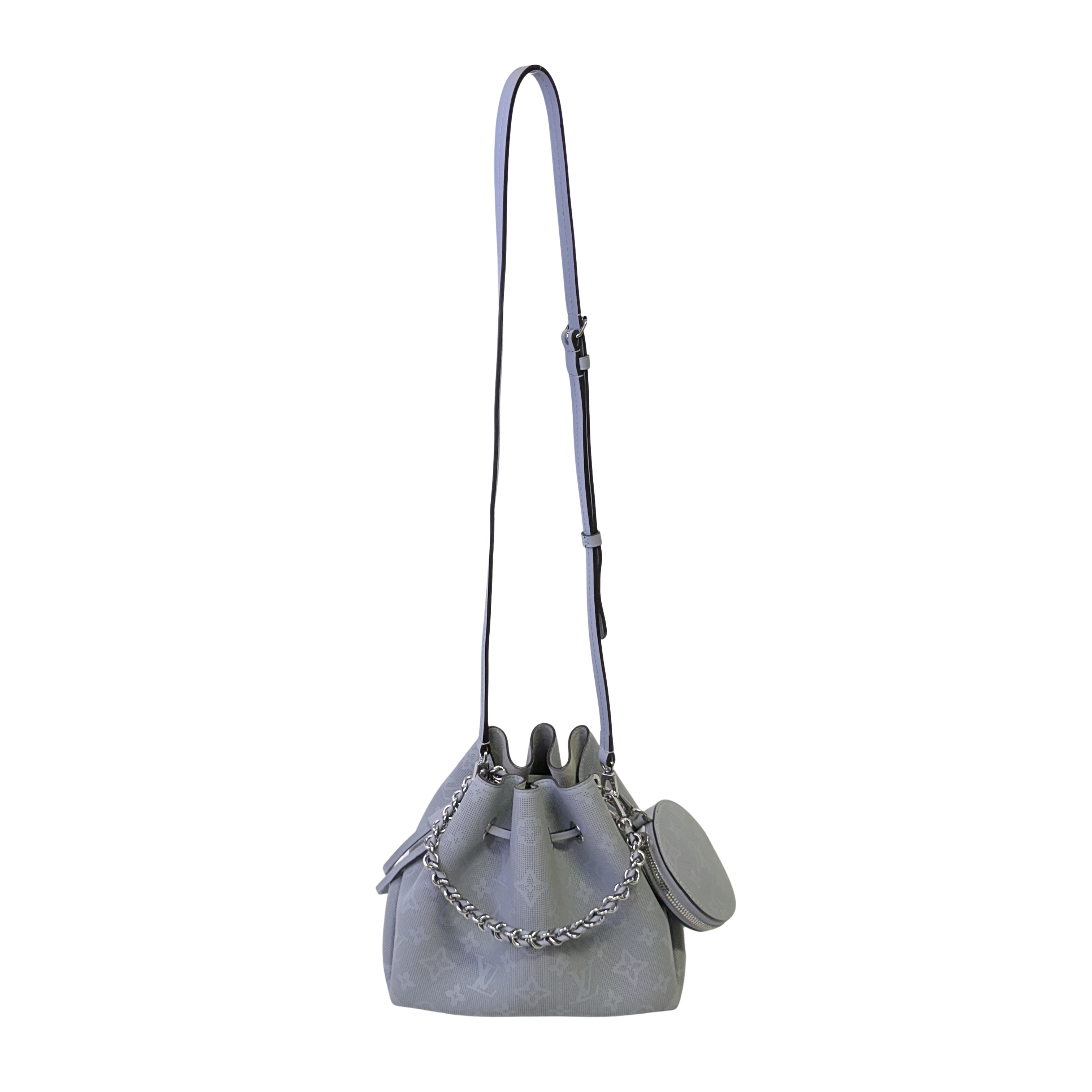 Louis Vuitton Bella Mahina Bag Leather Olympe Blue