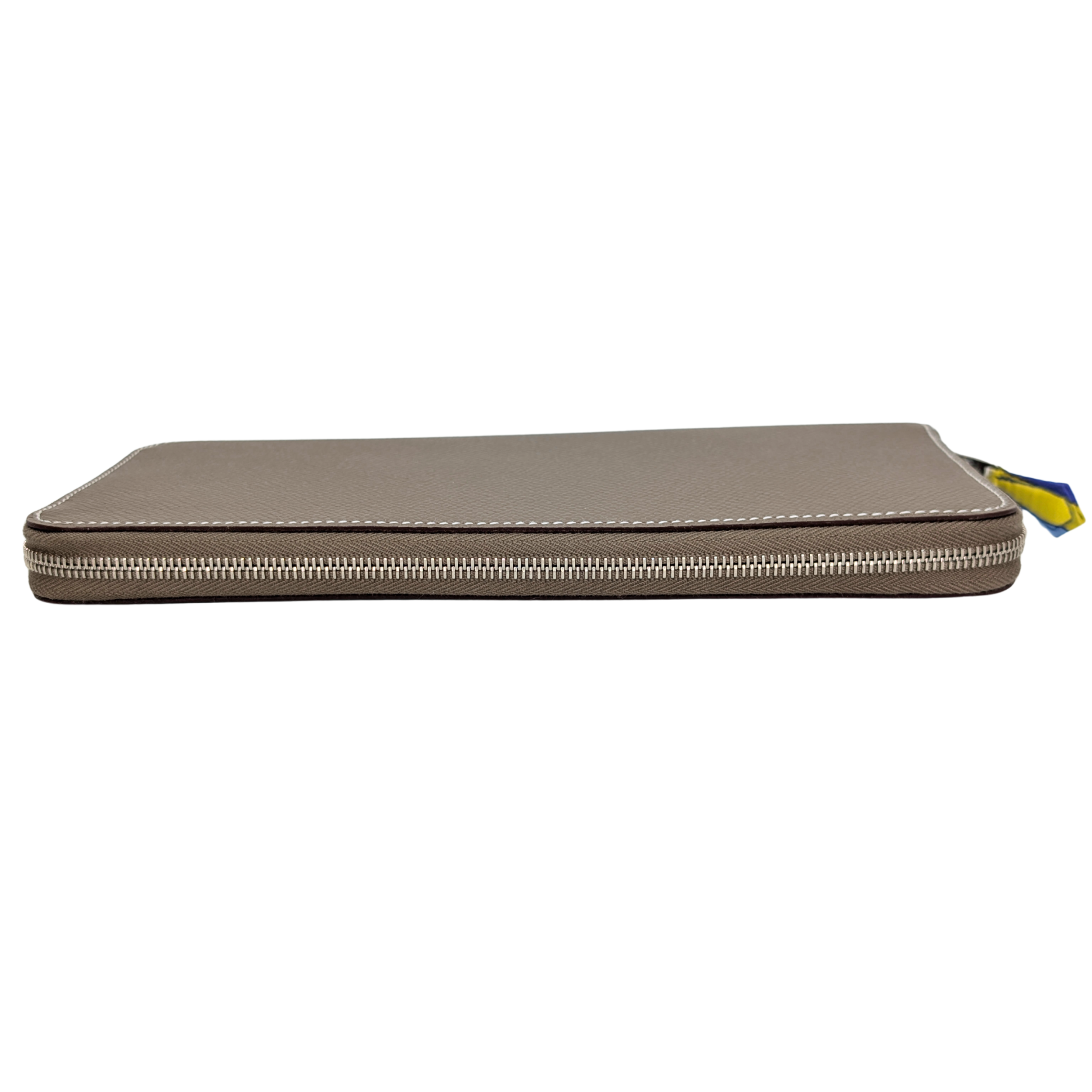 Hermes Silk'In Classique long wallet Epsom étoupe
