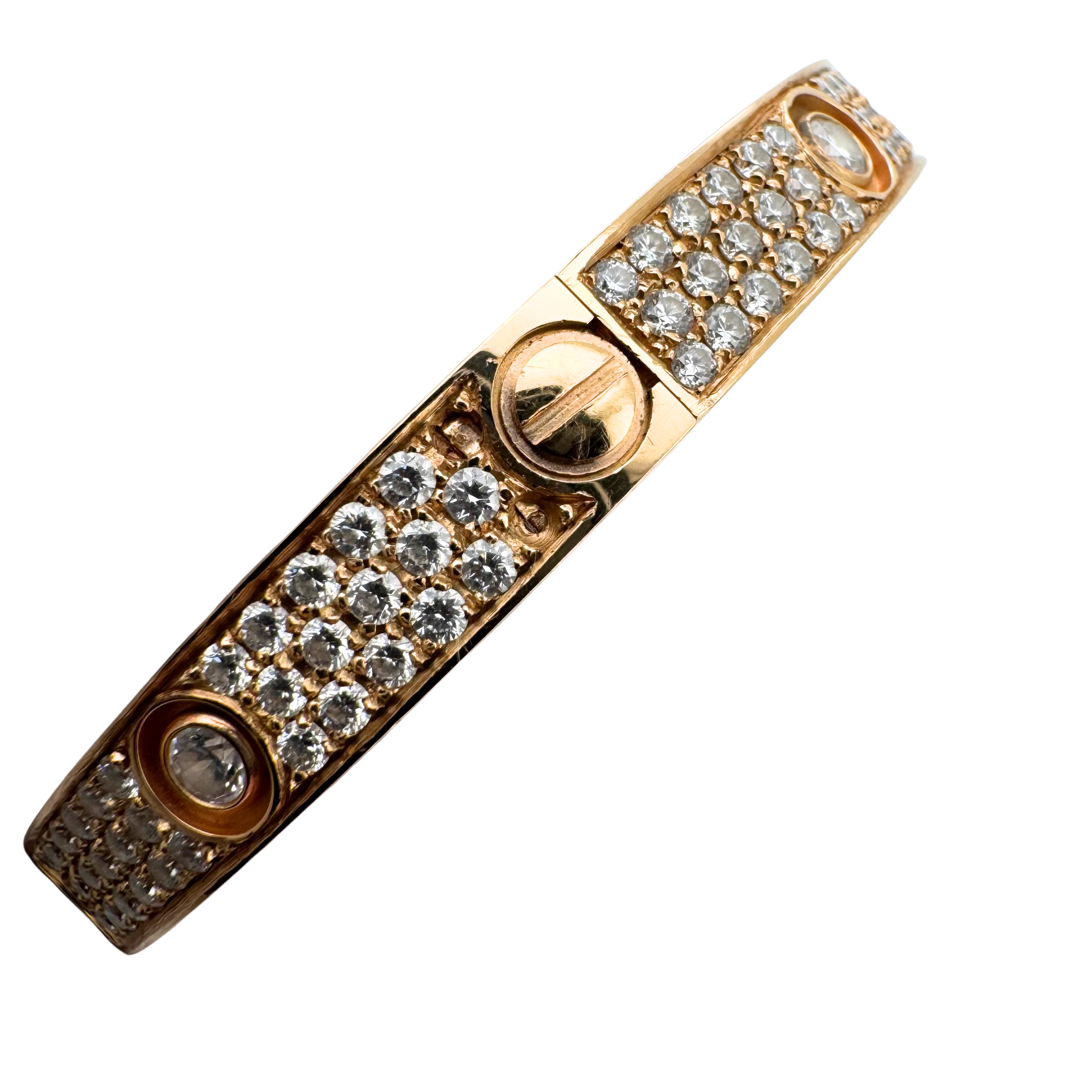 Cartier Love Bracelet Classic model 10 Diamonds size 18