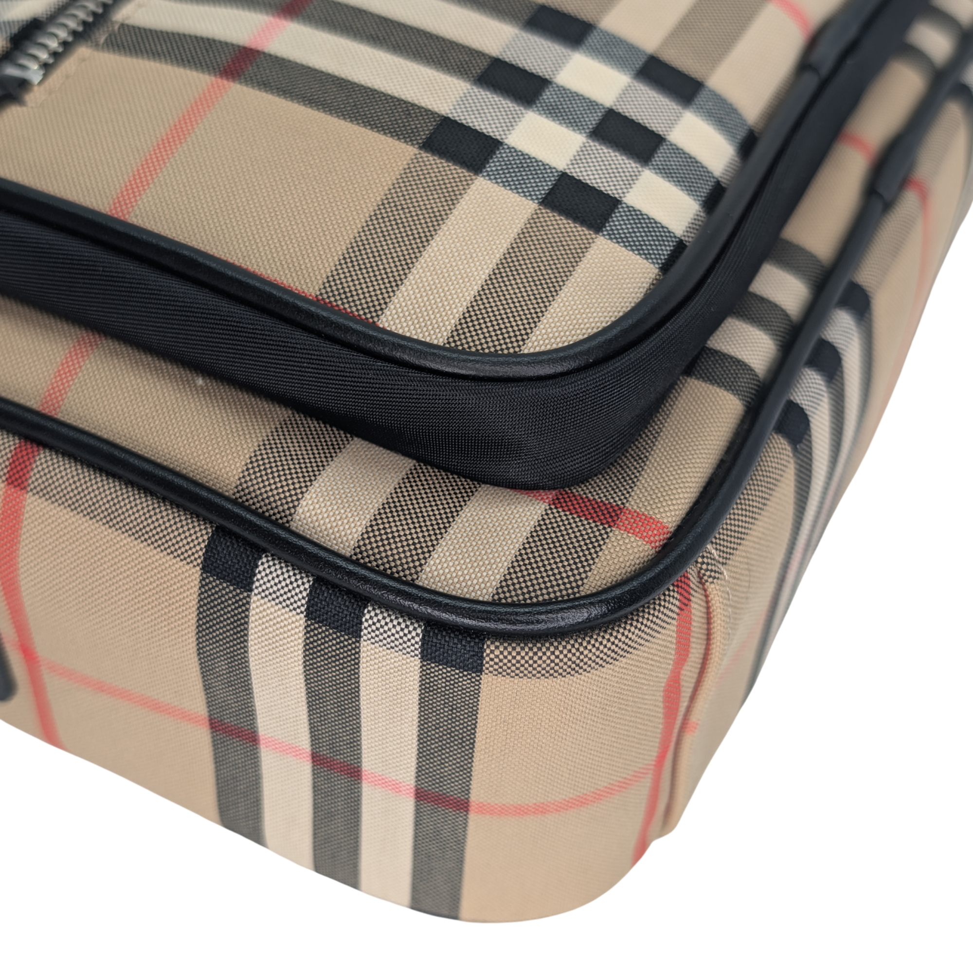 Burberry Vintage Check Crossbody Bag Beige