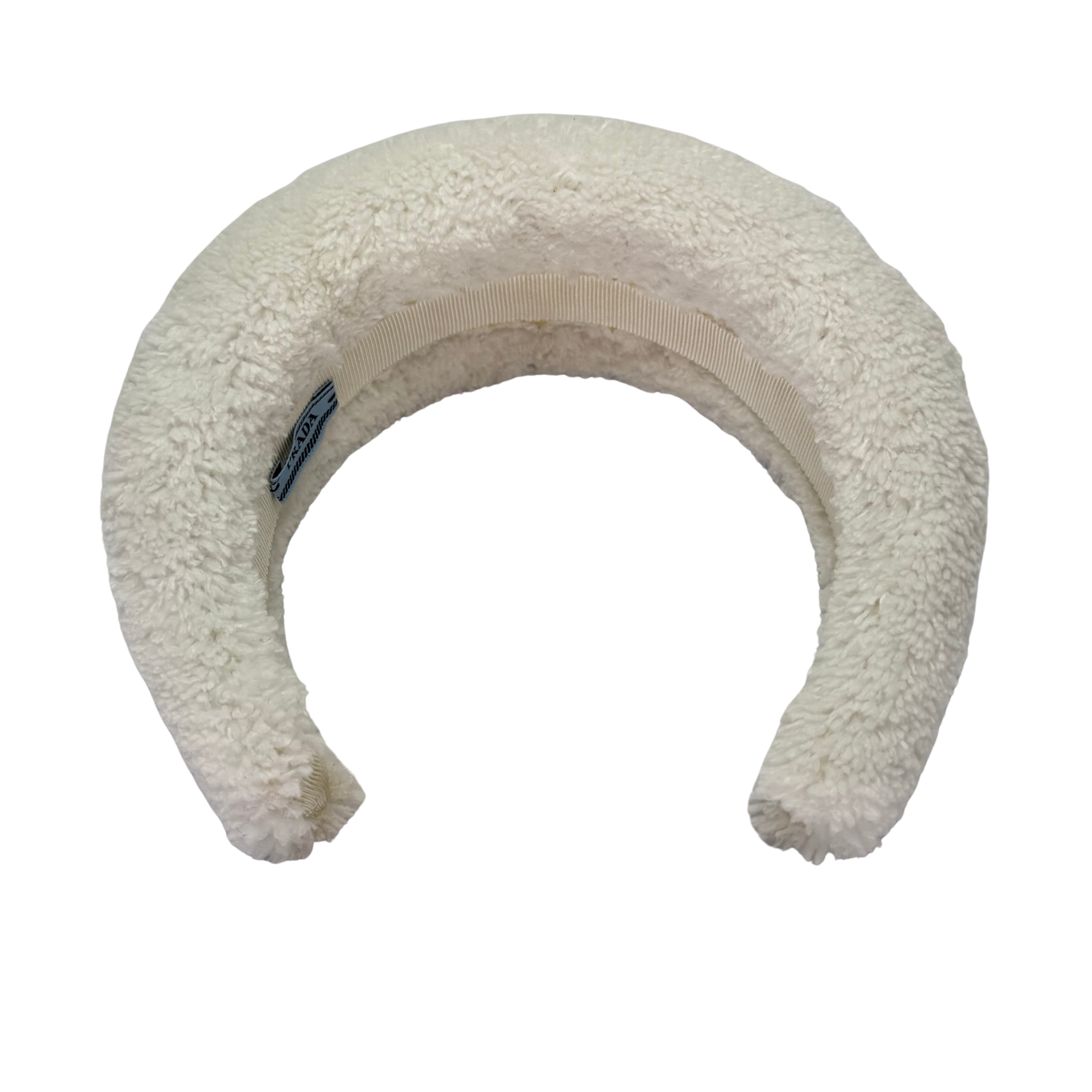 Prada Terry Cloth Headband White