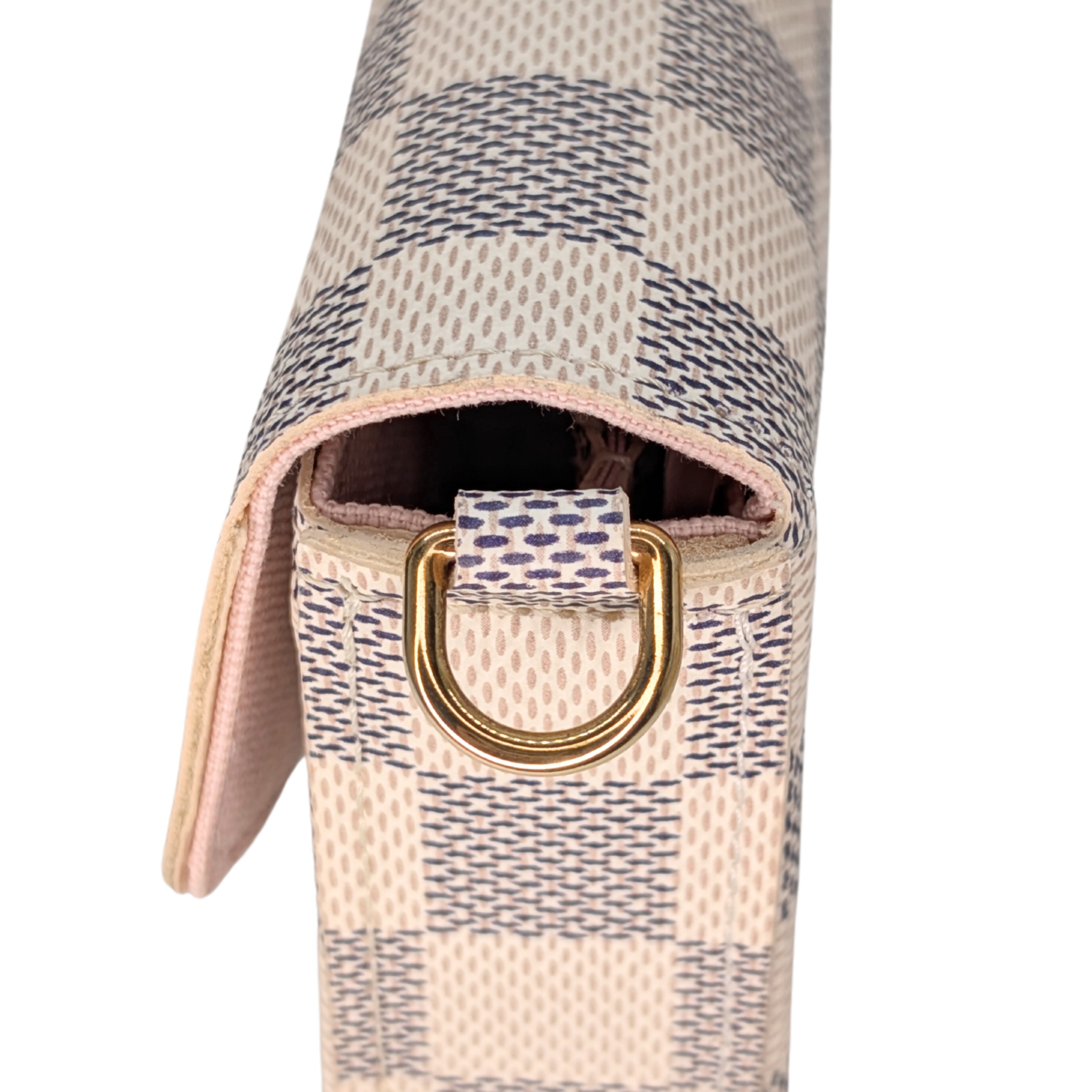 Louis Vuitton Félicie Damier Azur Wallet on Chain