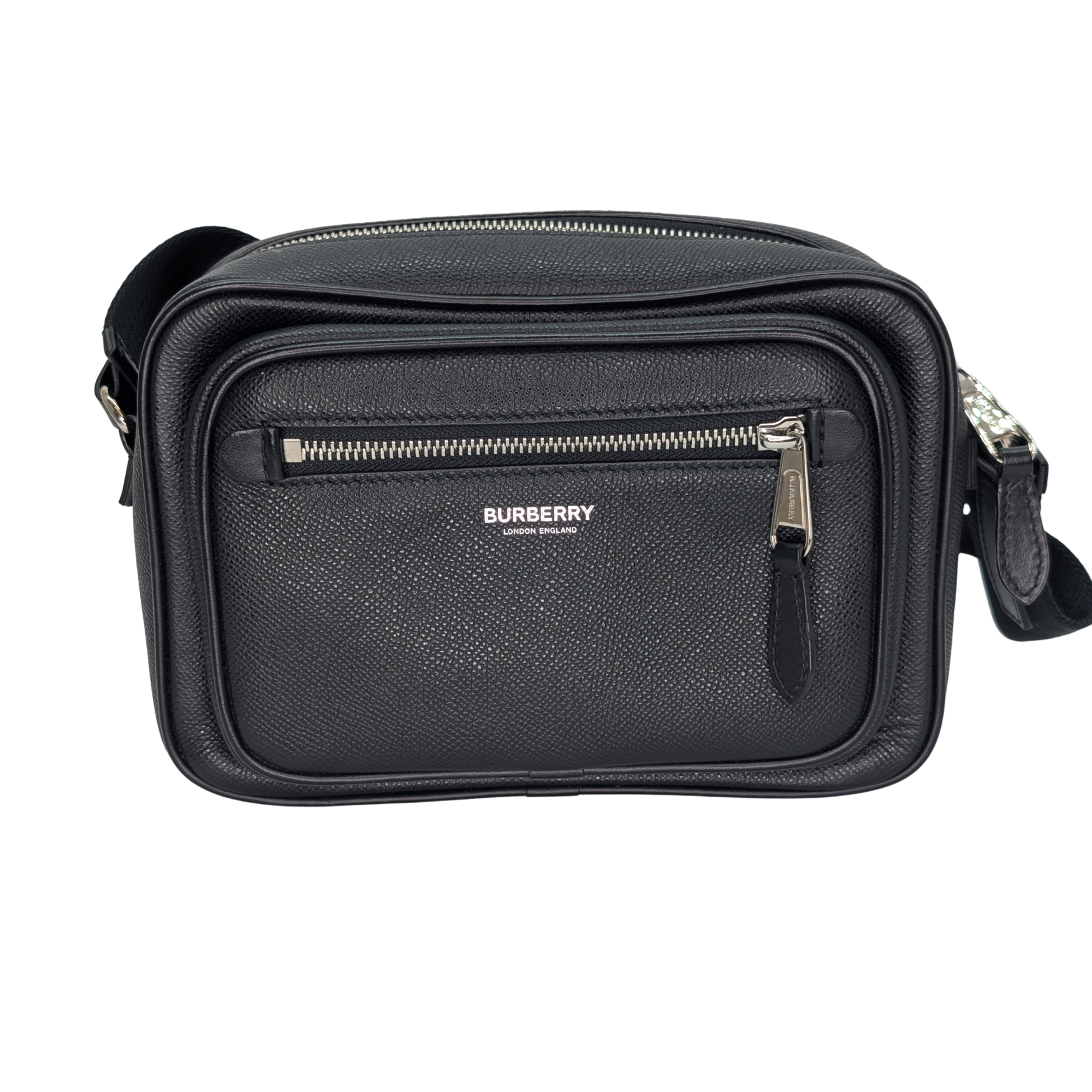 Burberry Paddy Crossbody Bag Leather Black