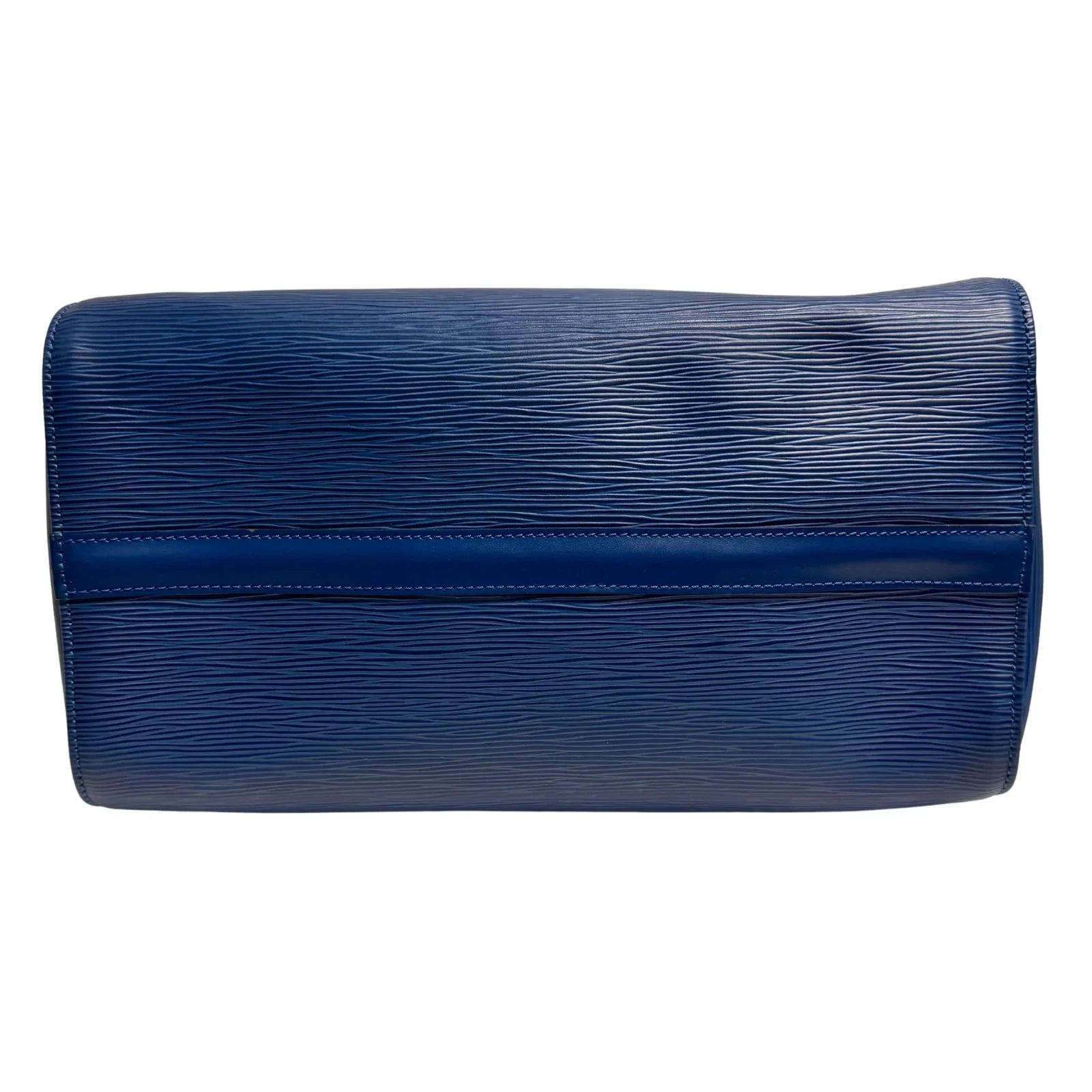 Louis Vuitton Epi Speedy 30 Blue Bag