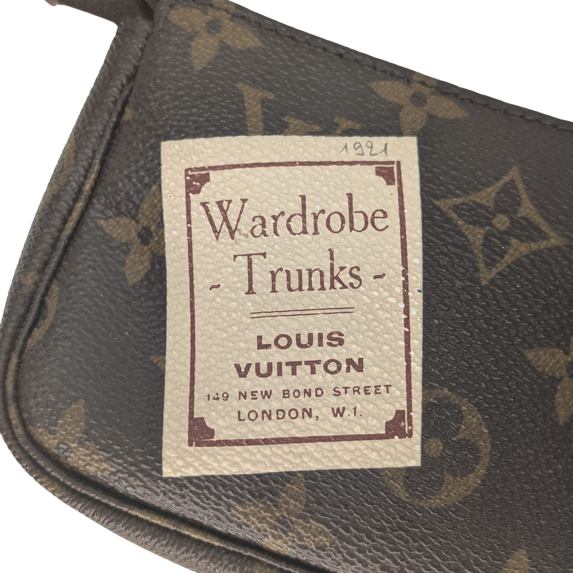 Louis Vuitton Travel Stamp Mini Pochette Bag