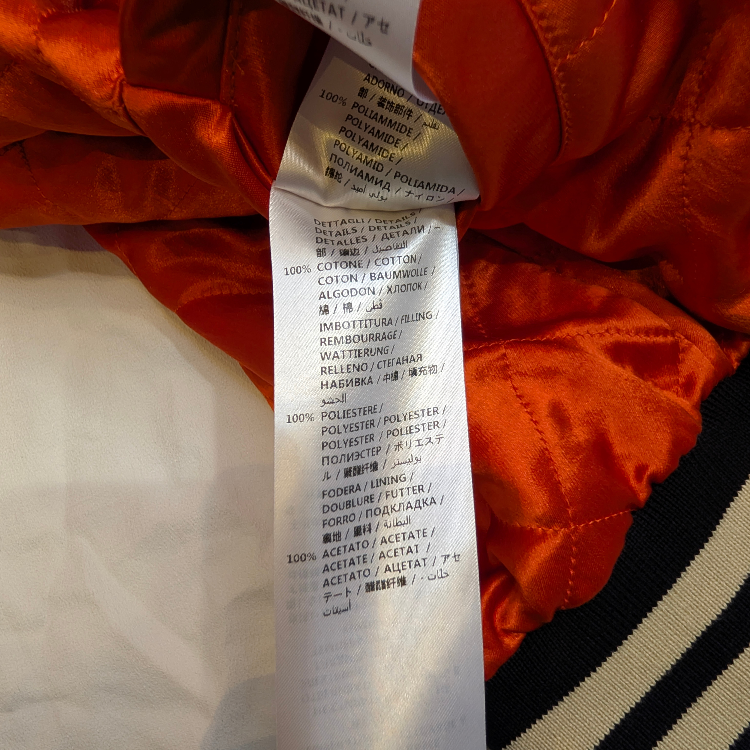 Gucci Reversible Varsity Bomber Jacket M 48