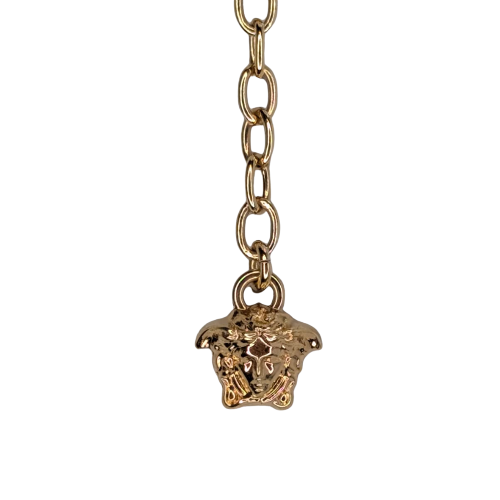 Versace Meduca Crystal-Embellished Pendant Necklace