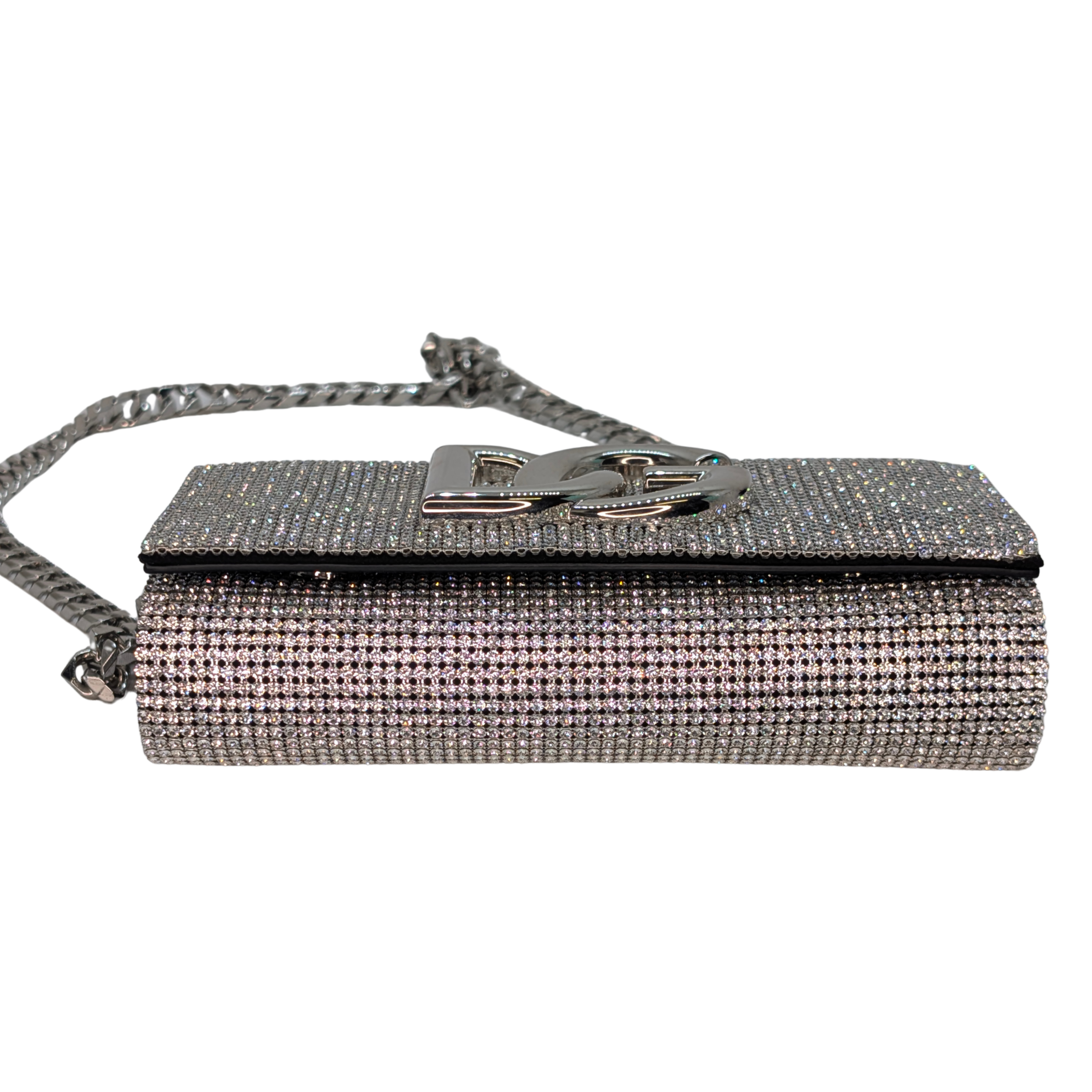 Dolce & Gabbana DG Logo Crystals Embellished Bag