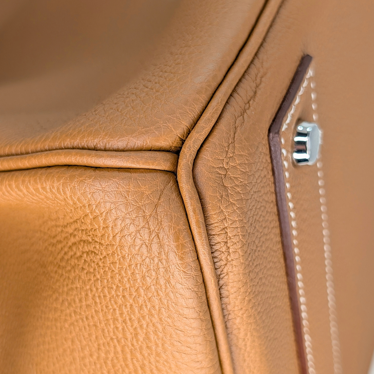 Hermes Hac Birkin 40 Togo Gold SHW Stamp B