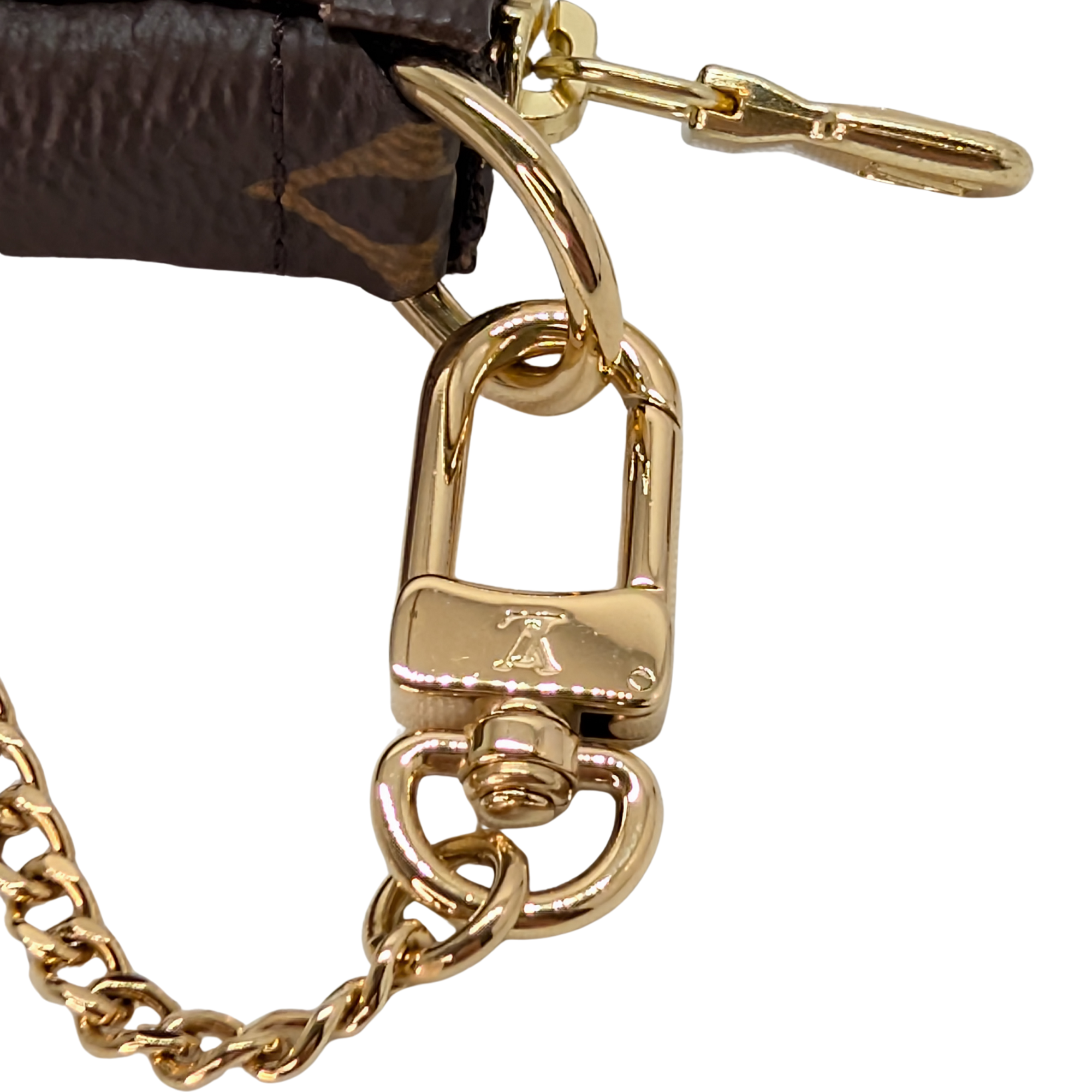 Louis Vuitton Mini Pochette Accessoires Monogram Brown