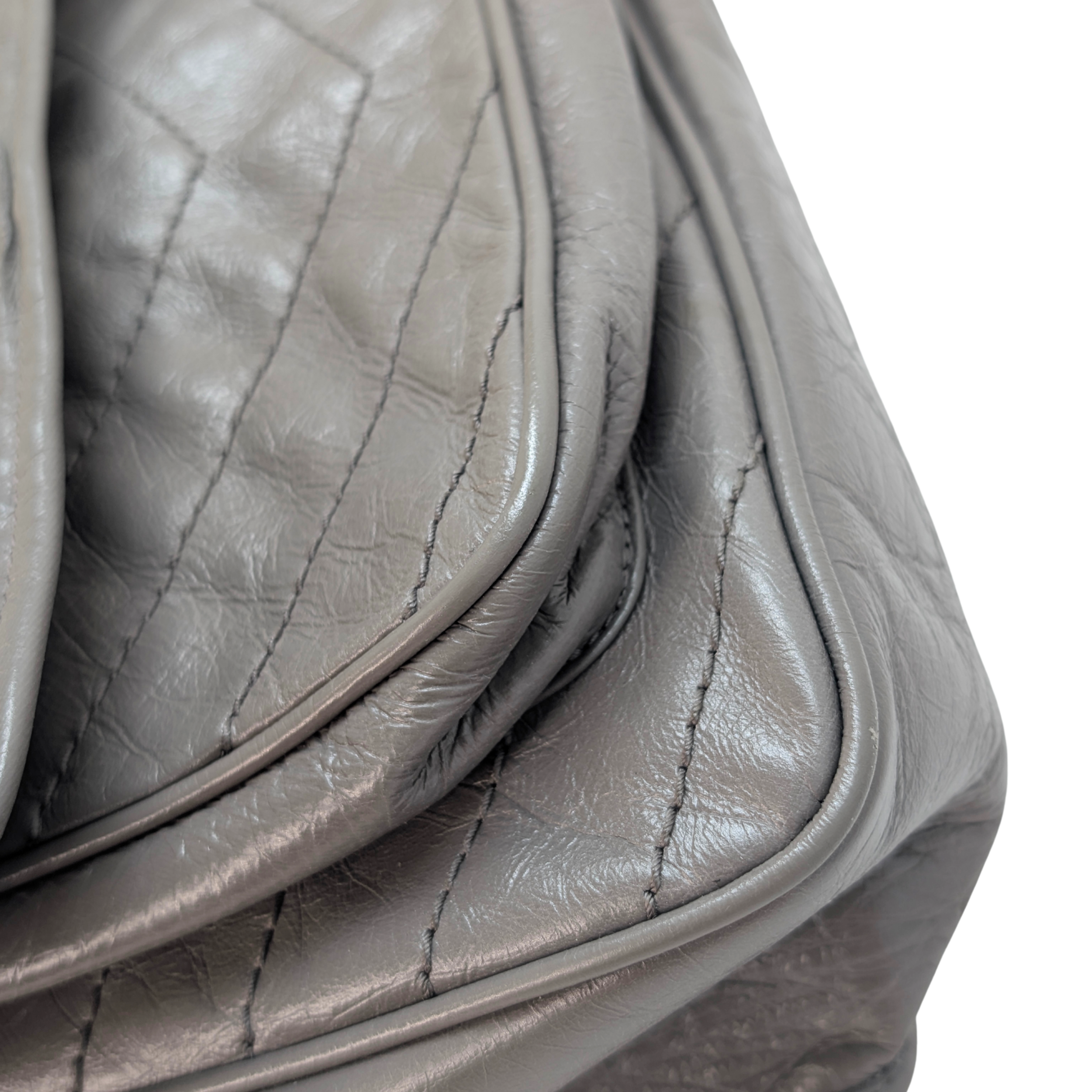 Yves Saint Laurent Crinkled Calfskin Matelasse Monogram Medium Niki Bag