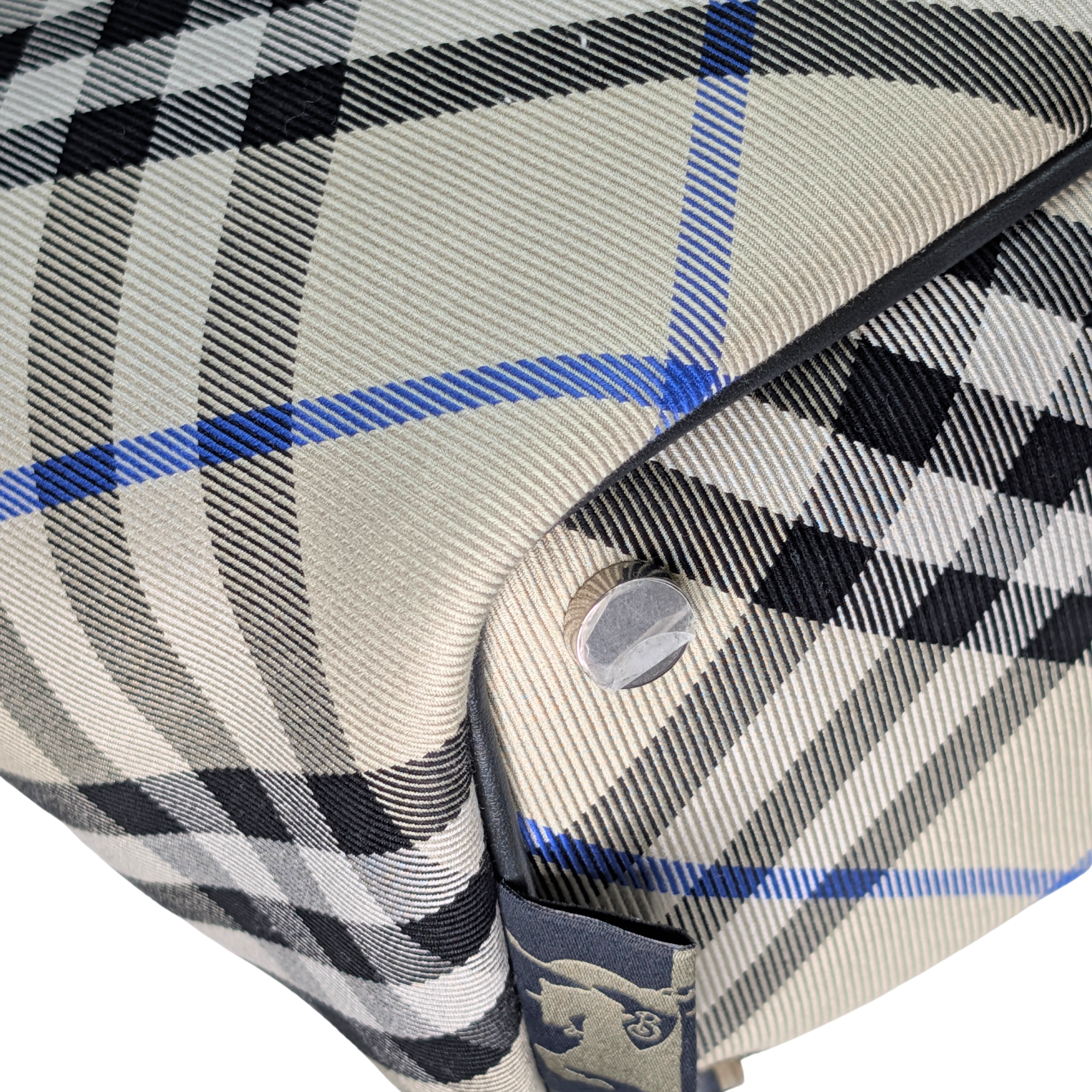 Burberry Check Medium Canvas Tote Bag