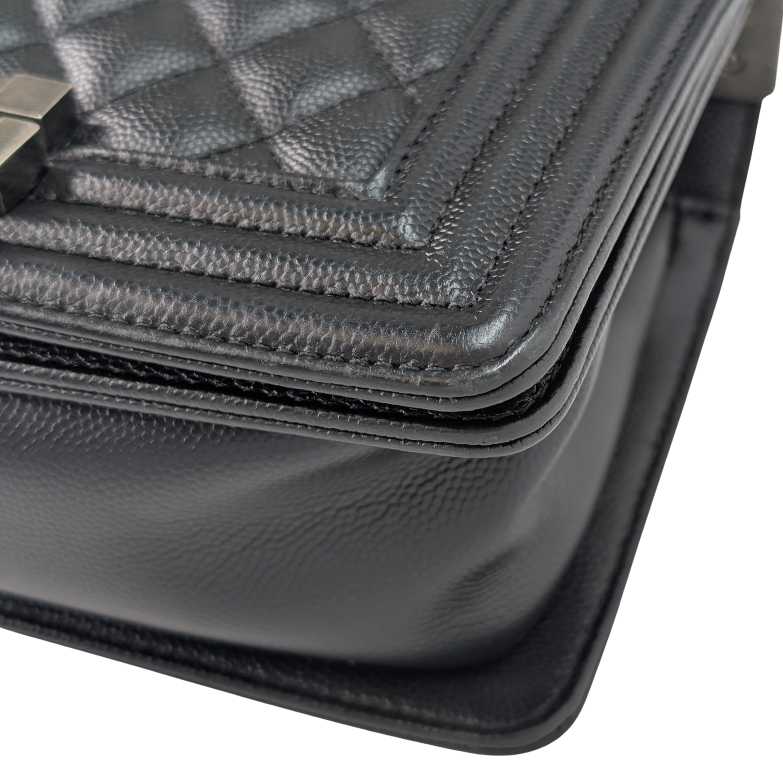 Chanel Small Boy Bag Caviar Black Bag