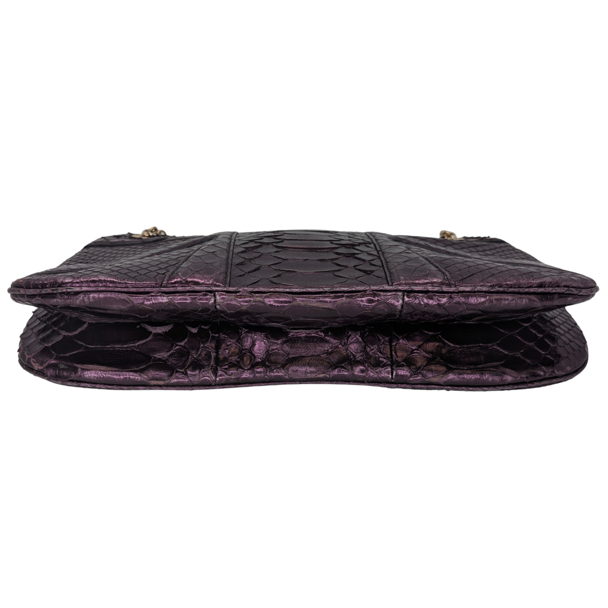 Gucci x Tom Ford Python Dragon Motif Hand bag Purple