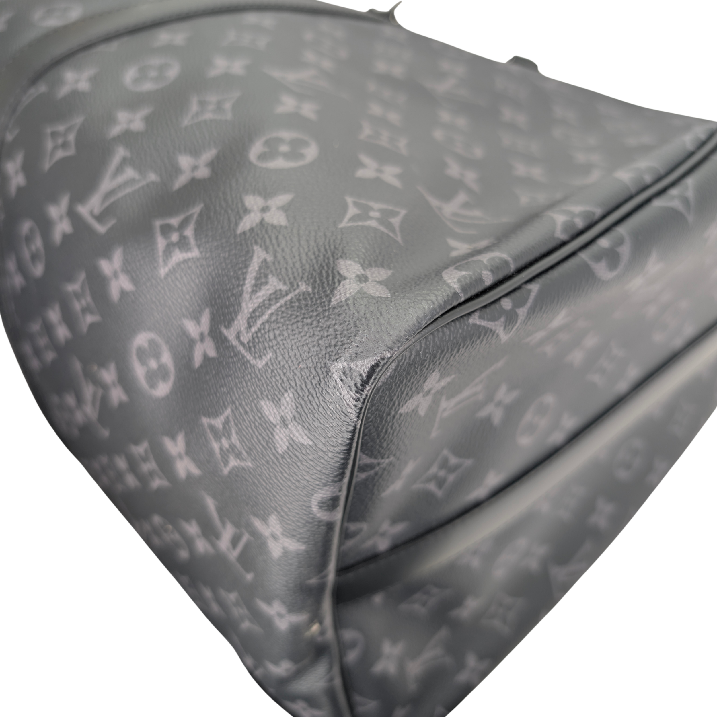 Louis Vuitton Keepall Bandoulière 55 Monogram Eclipse Charcoal Black