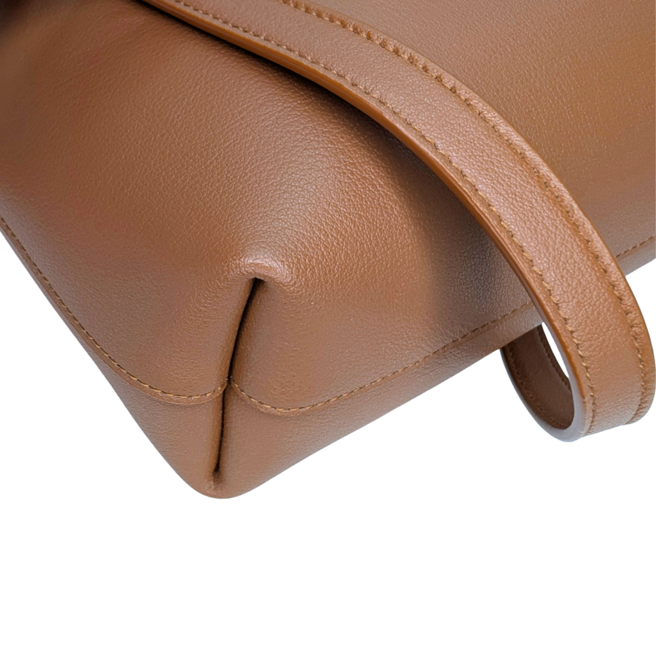 Yves Saint Laurent Toy Shopping Tote Brown