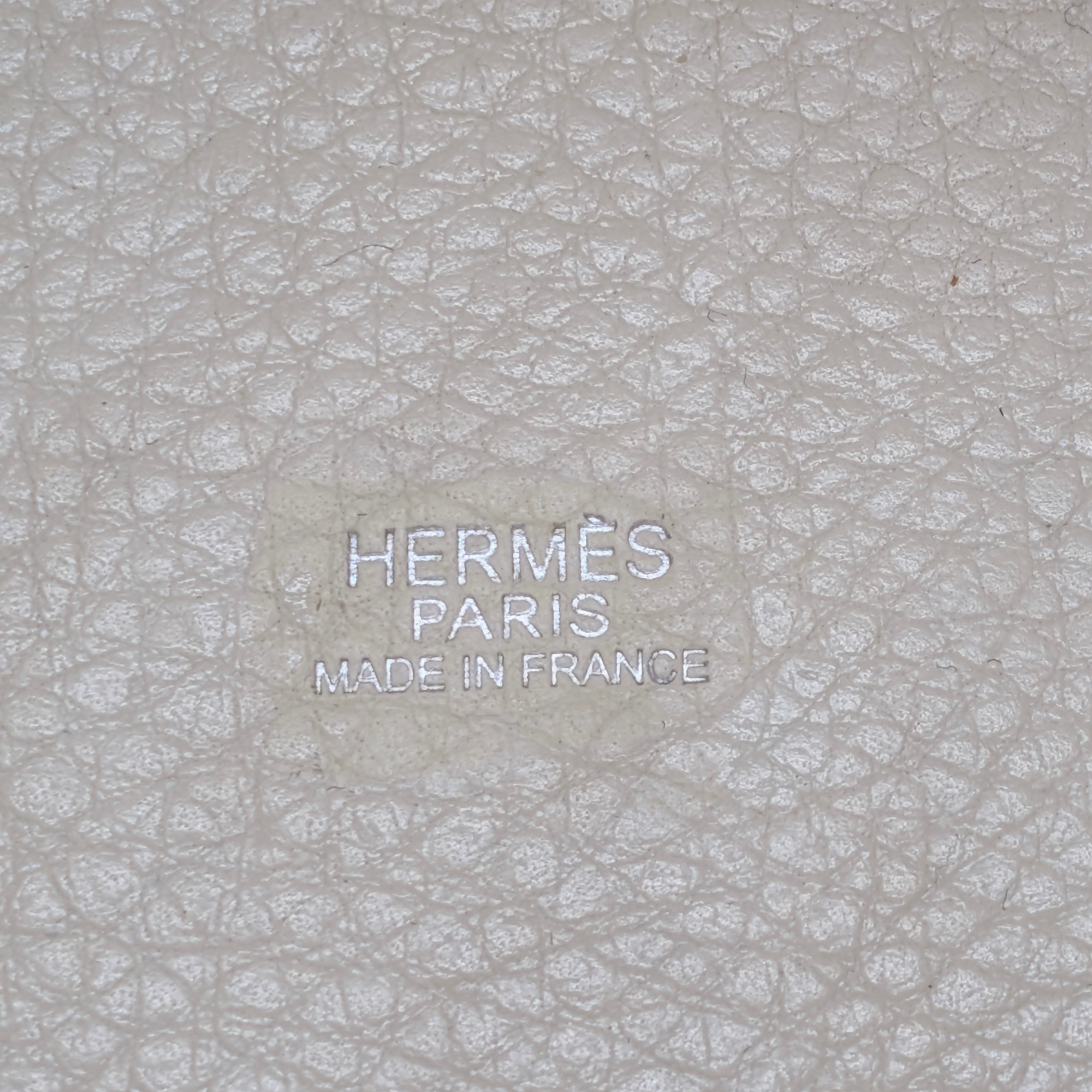 Hermès Picotin Lock PM 18 Bag Stamp J Beton/White