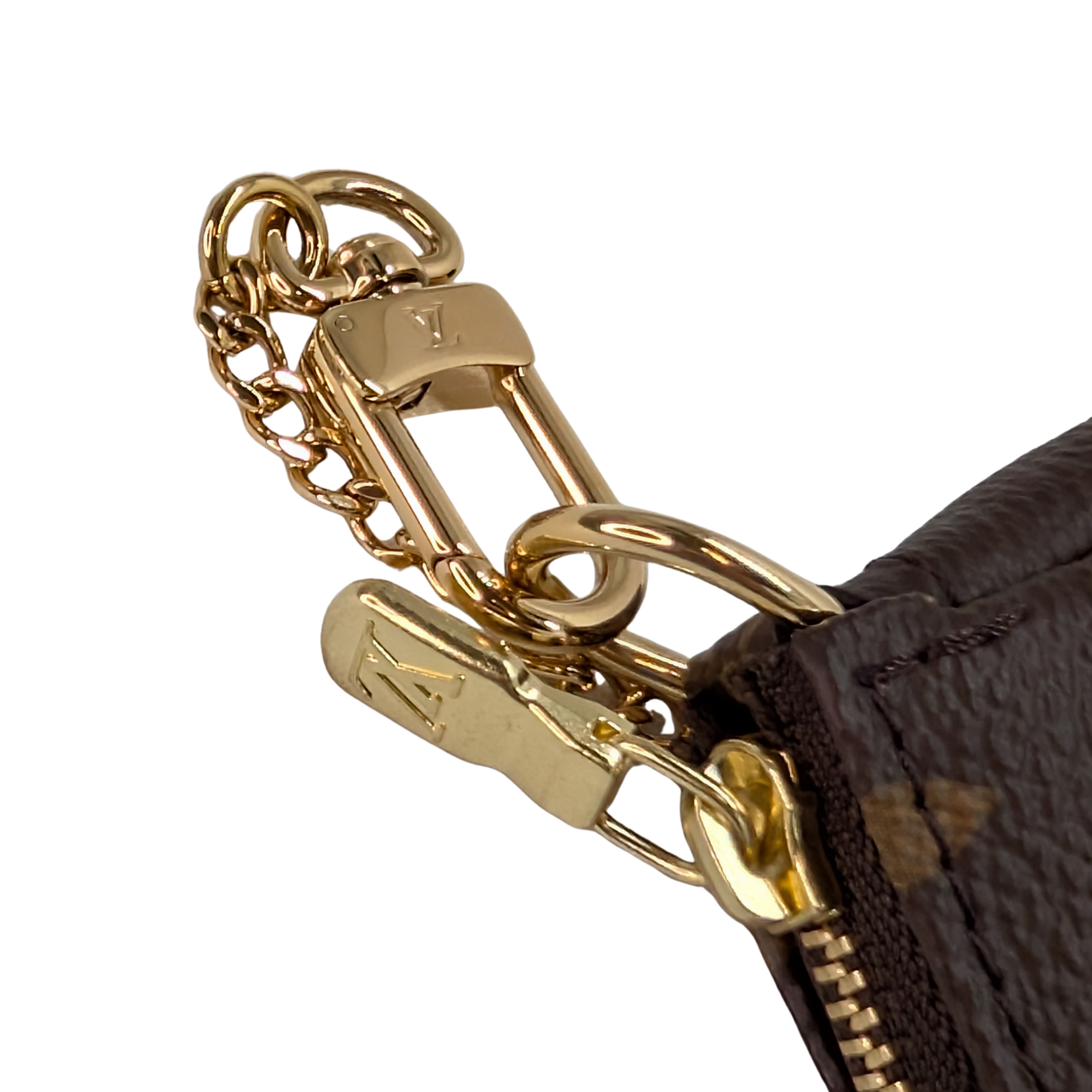 Louis Vuitton Mini Pochette Accessoires Monogram Brown