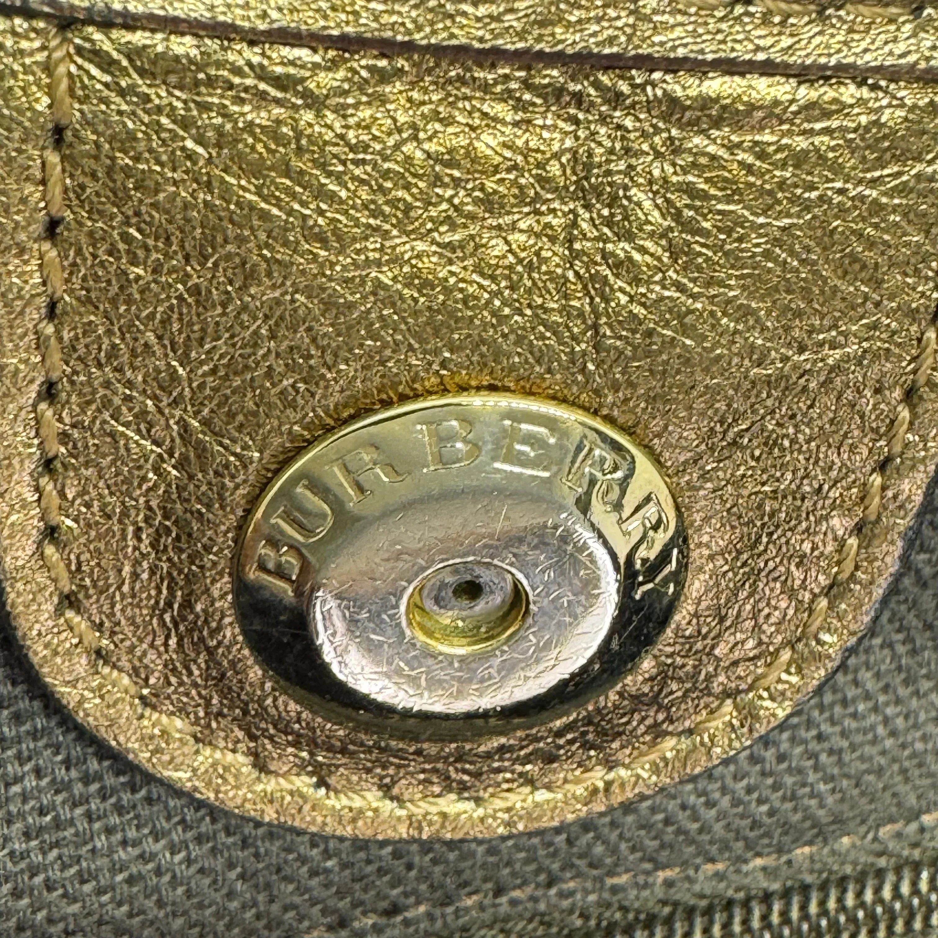 Burberry Medium Haymarket Tote Bag Beige - Lost Designer