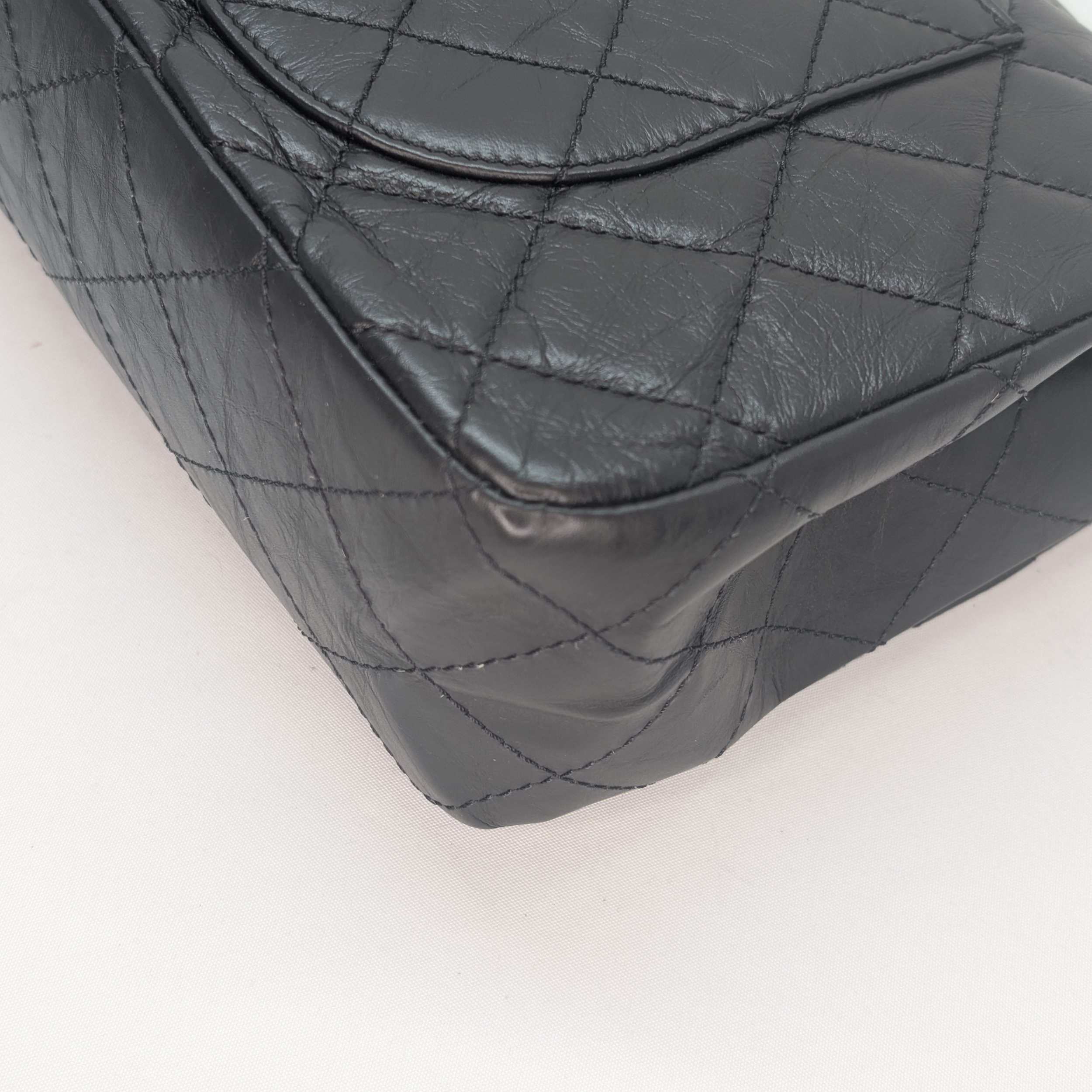 Chanel Chanel 2.55 Reissue 227 Flap Bag 22 Series Black