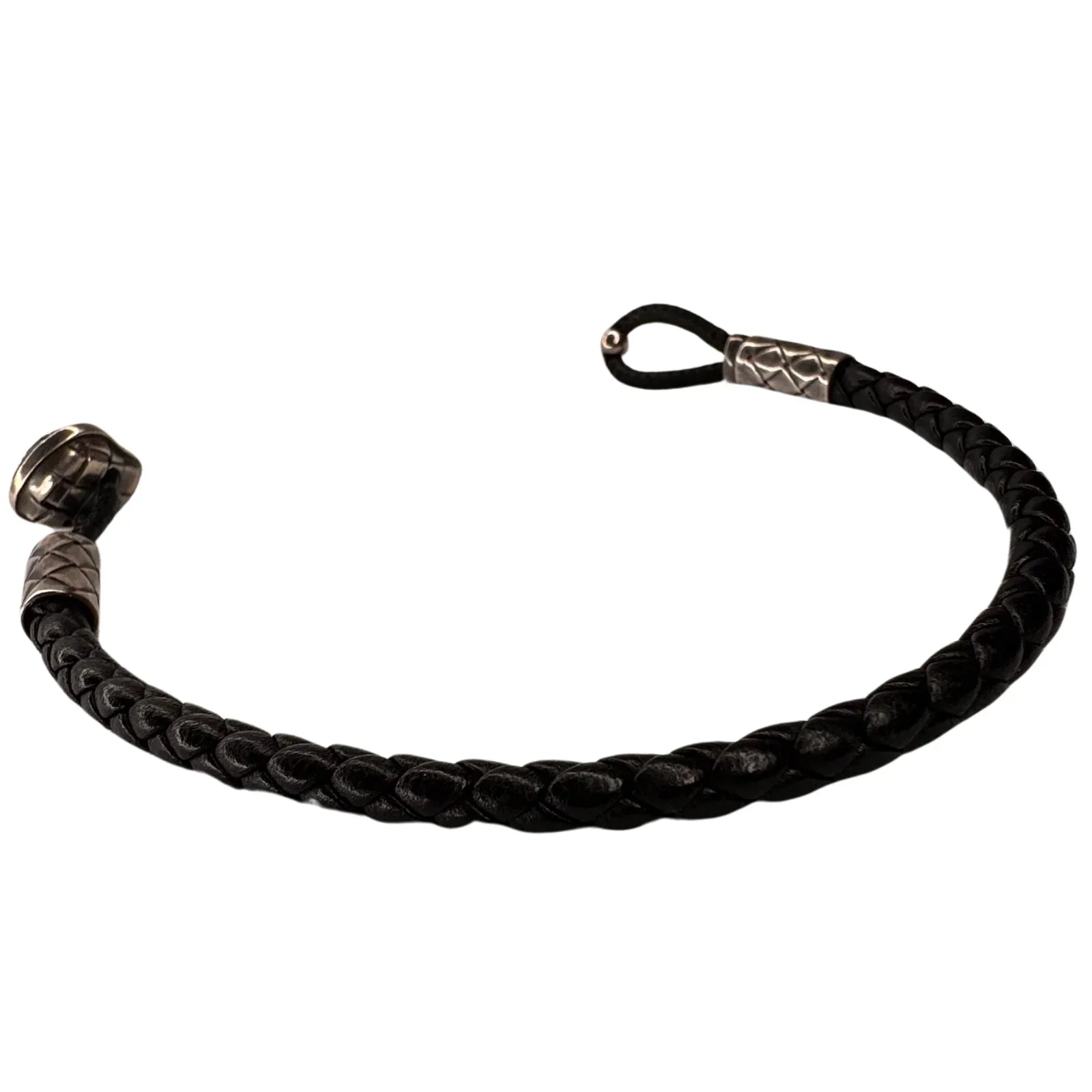 Bottega Veneta Intrecciato Sterling Silver 925 Bracelet
