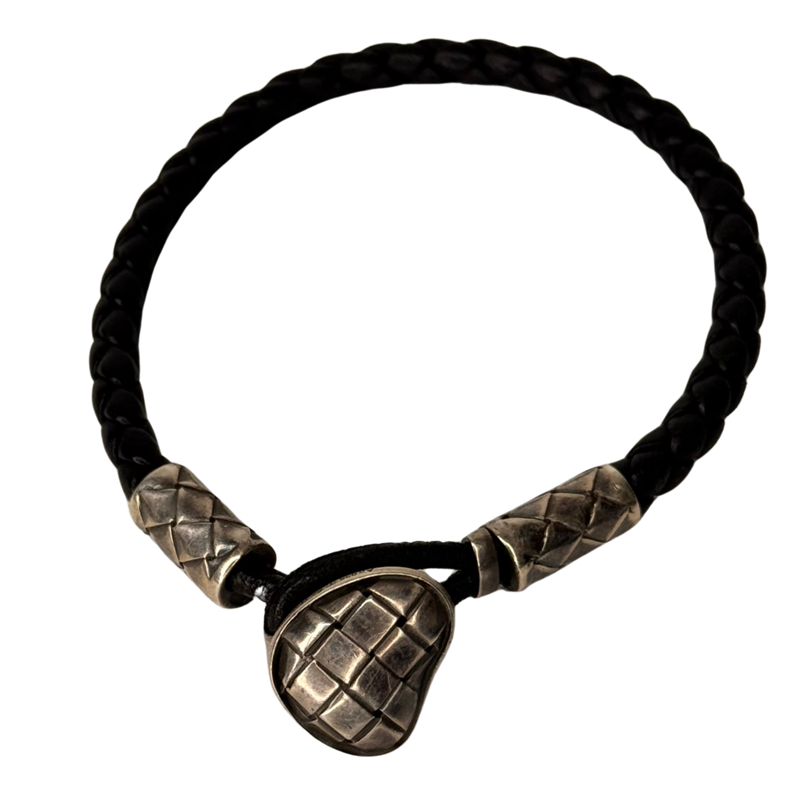 Bottega Veneta Intrecciato Sterling Silver 925 Bracelet