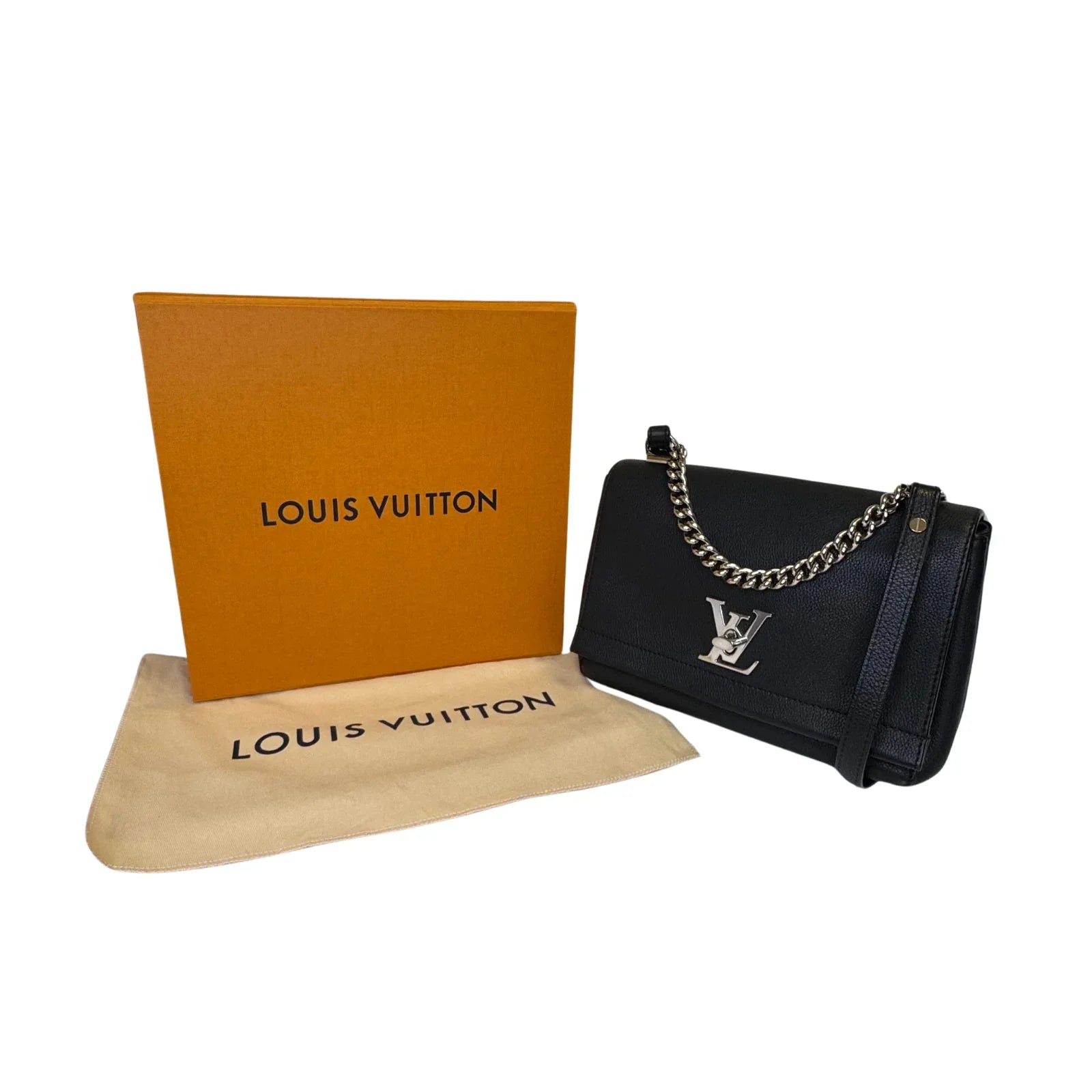 Louis Vuitton Lockme BB Crossbody Bag Black