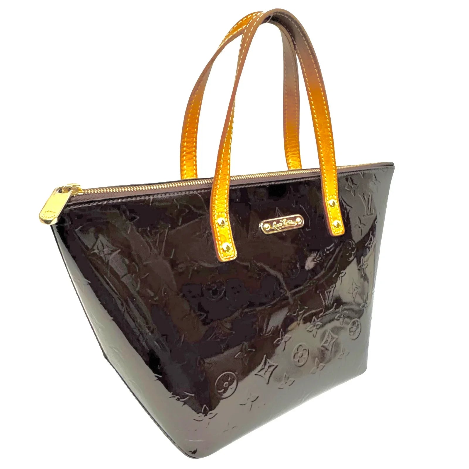Louis Vuitton Vernis Bellevue PM in Dark Brown Patent Leather Bag
