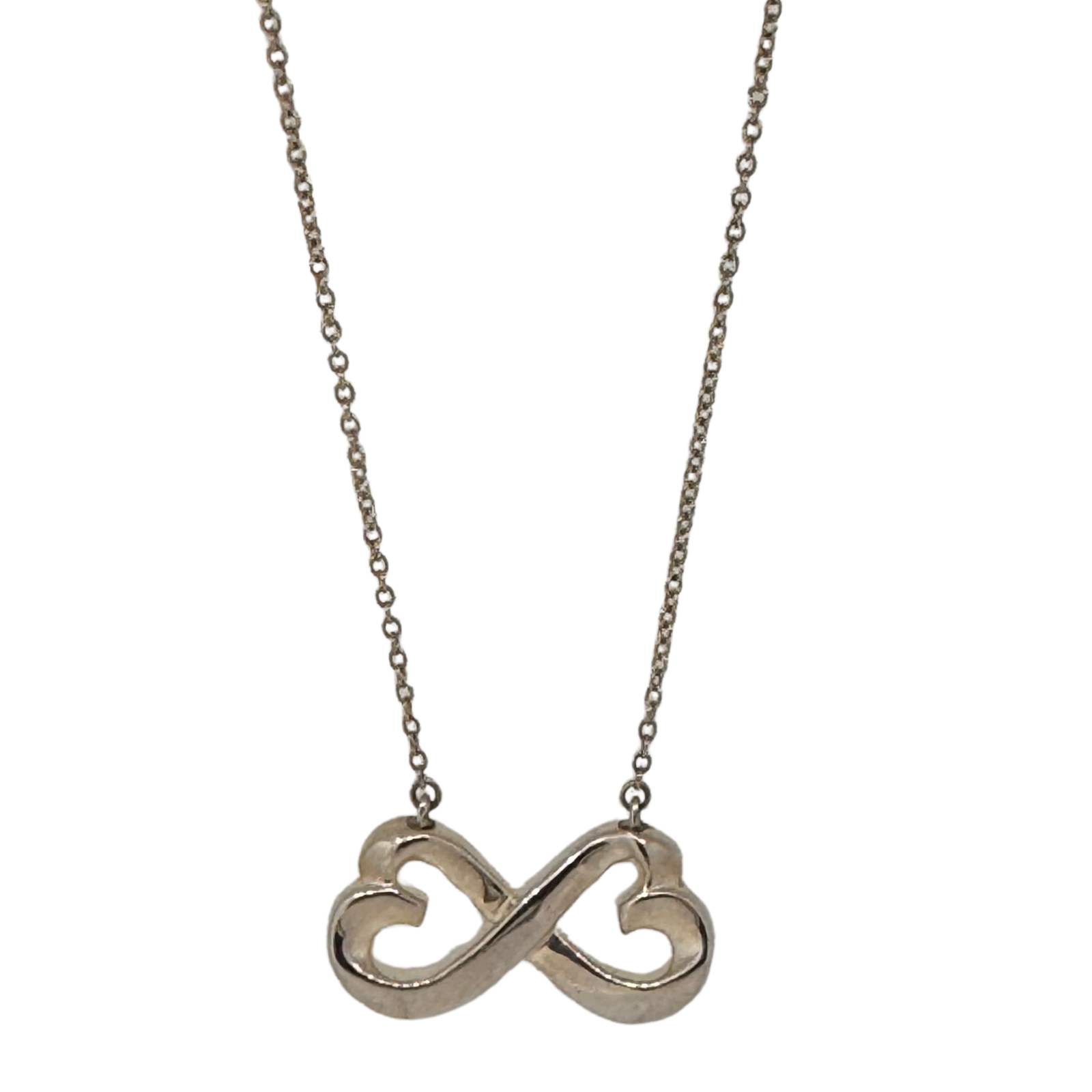 Tiffany & Co. Paloma Picasso Double Loving Heart Pendant Necklace – Sterling Silver