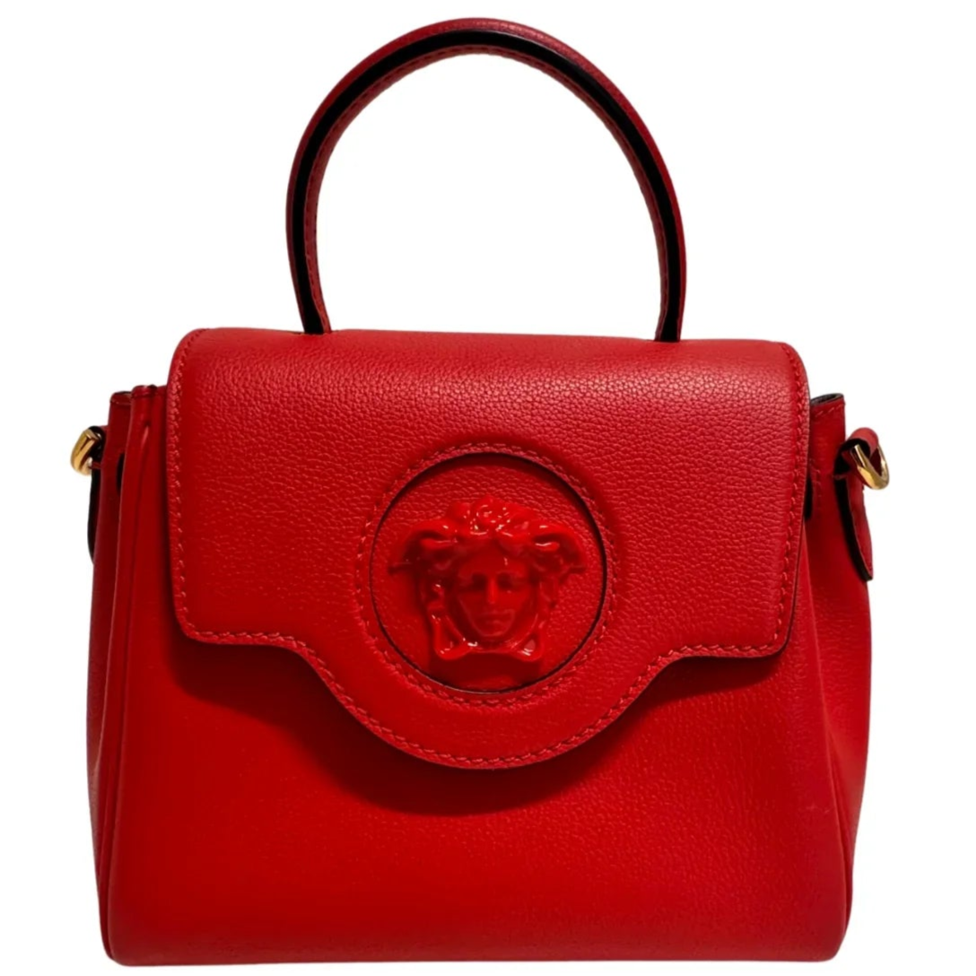 Versace Red Medusa Head Red top handle