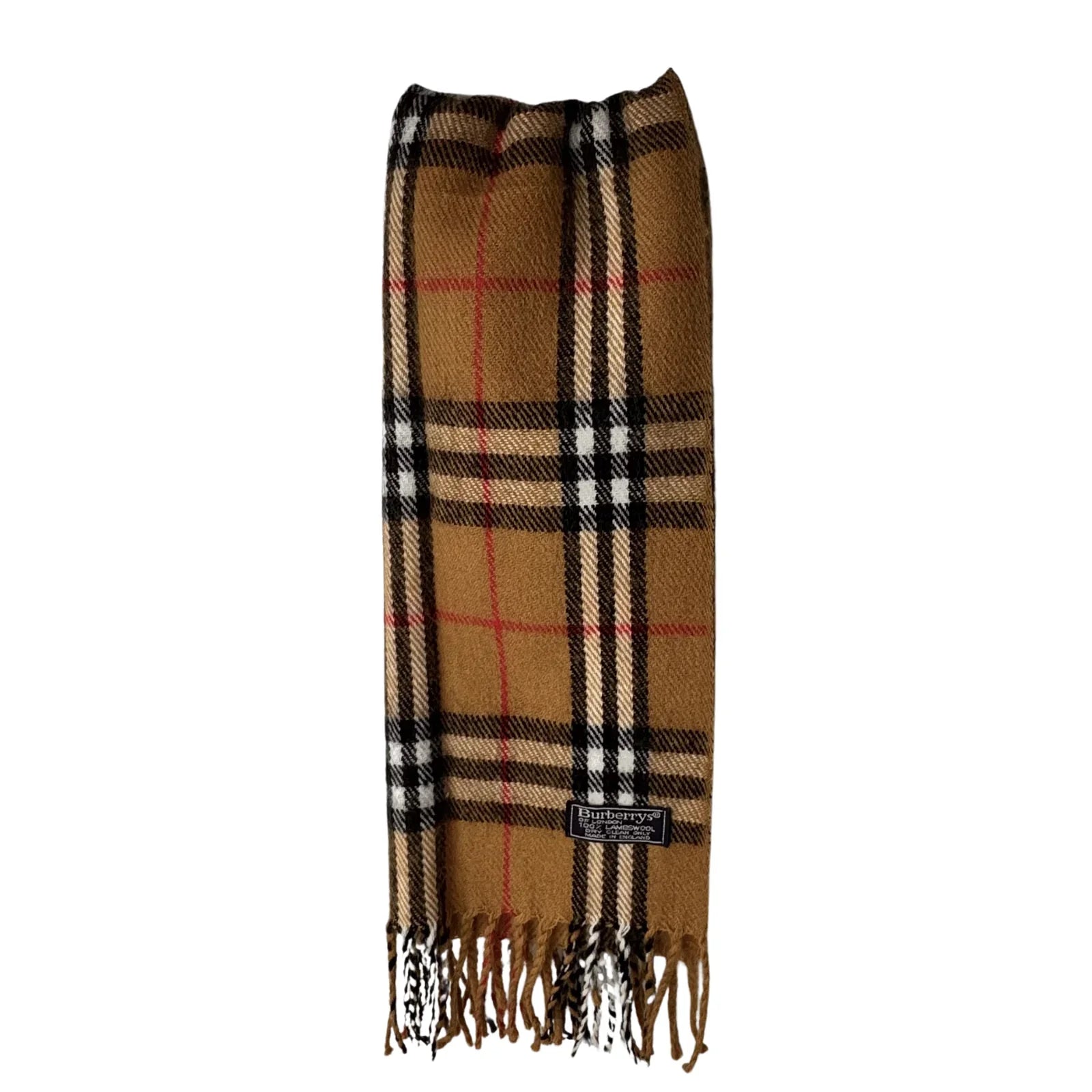 Burberry Lambswool Check Scarf