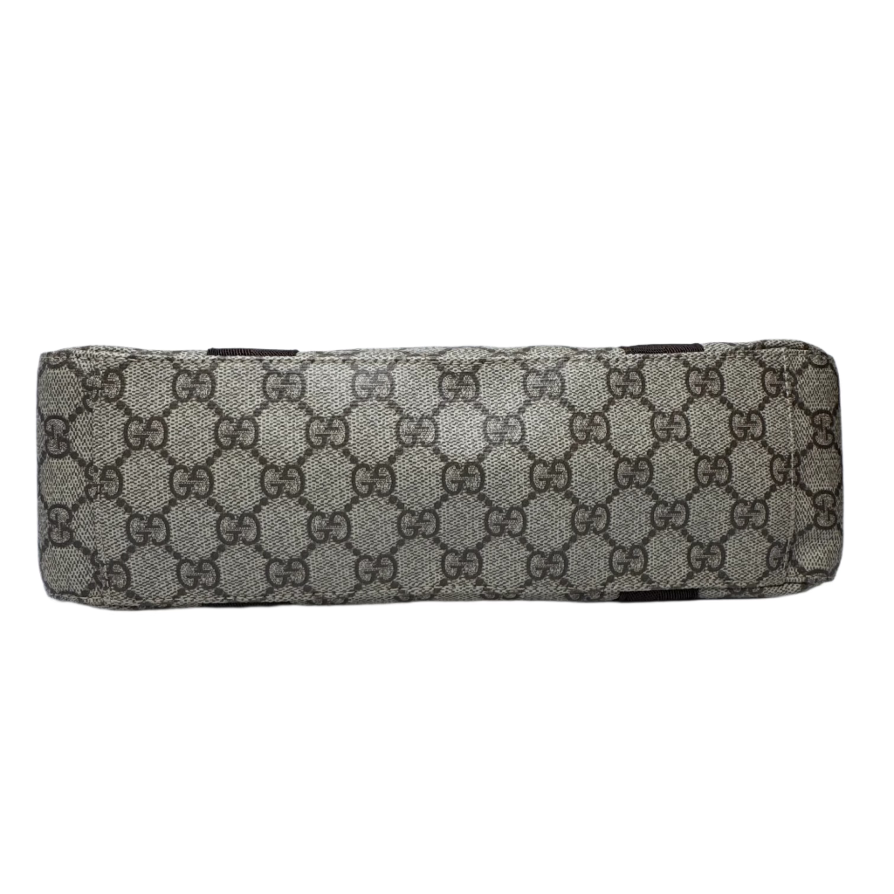 Gucci GG Plus Small Monogram Tote Bag Brown