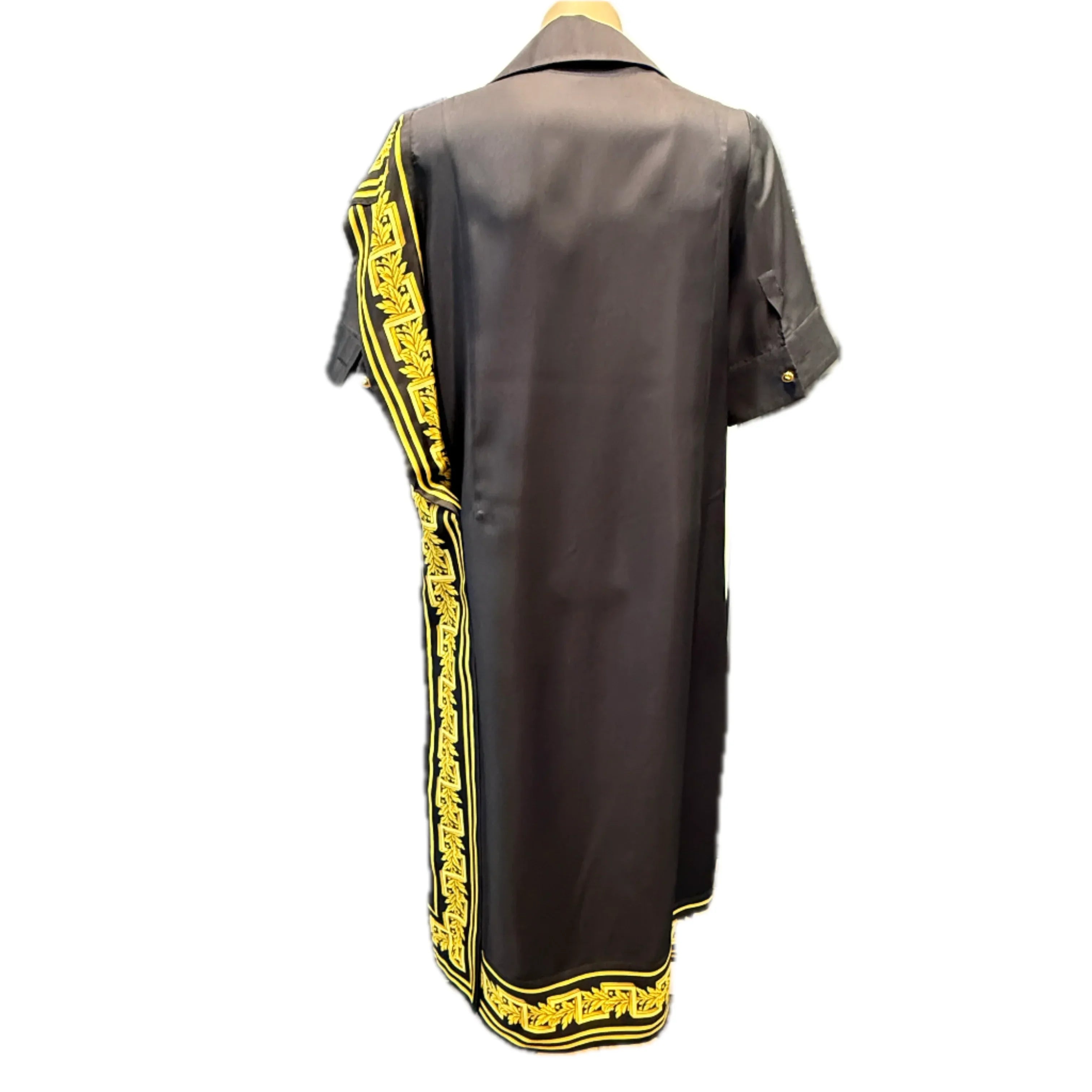 Black/Gold versace Dress, 46