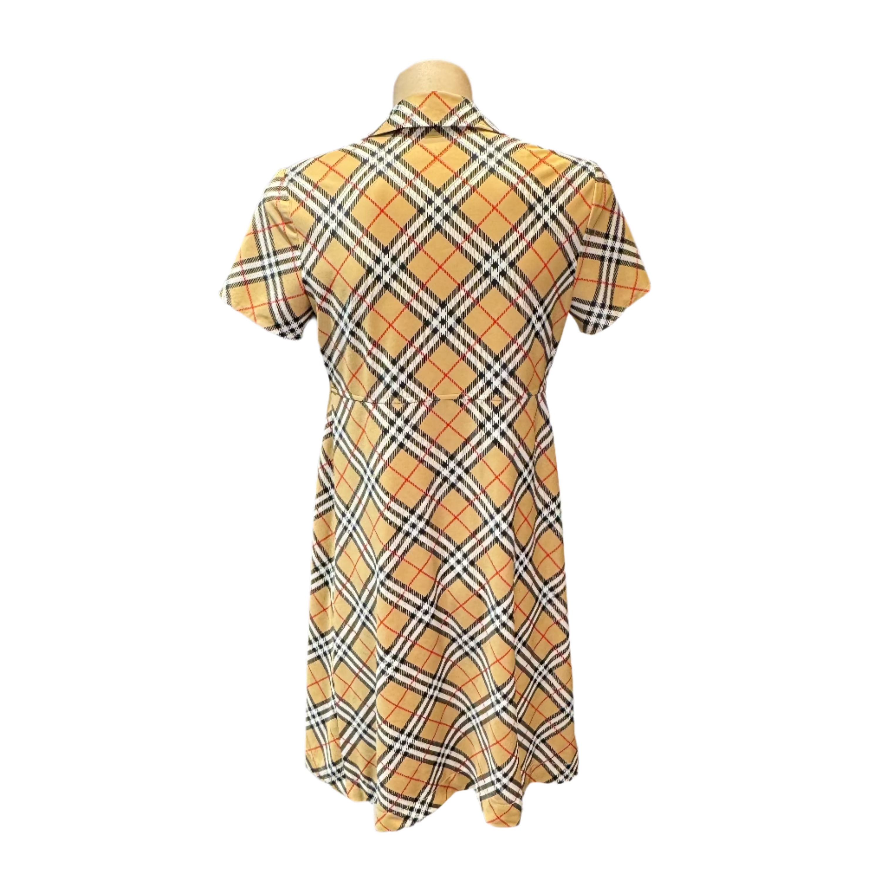Burberry Check half-sleeve dress