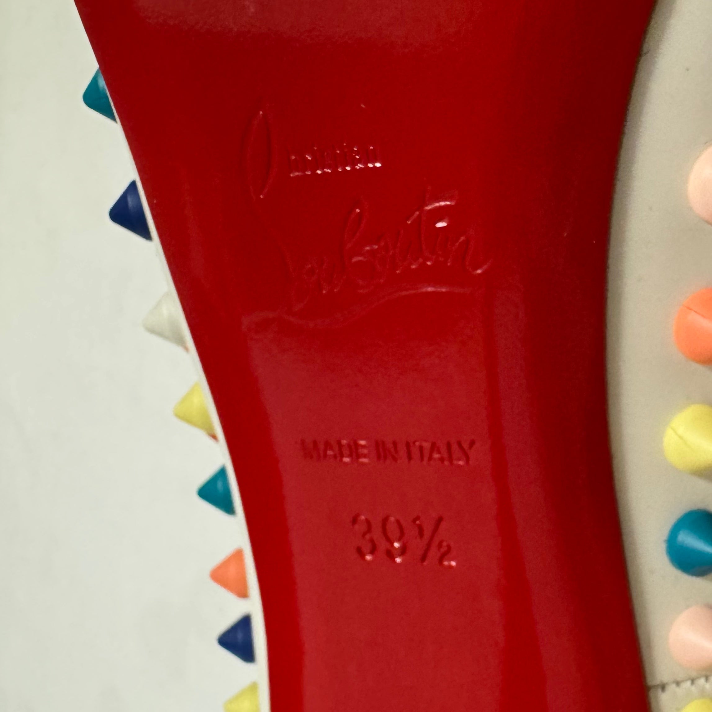 Christian Louboutin Gomme Pigalle Spikes 120 Pumps Multicoloured 39.5