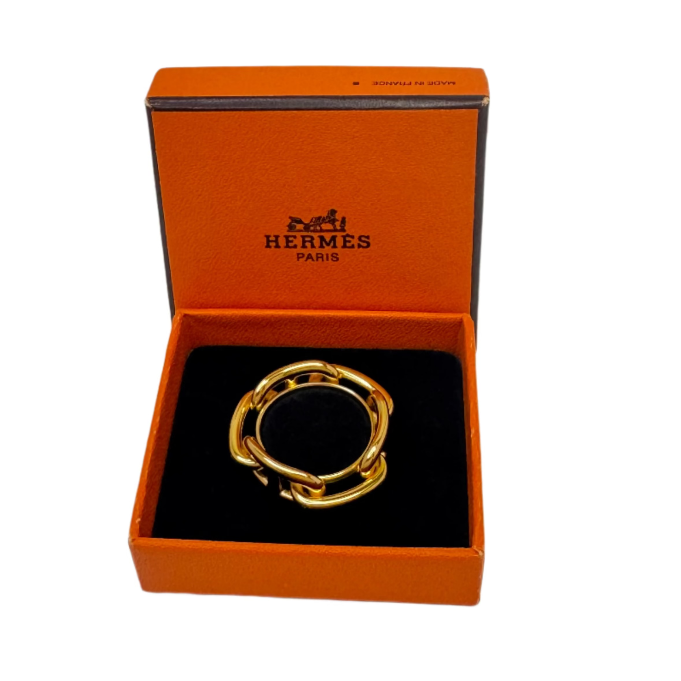 Hermes Regate Permabrass Scarf Ring