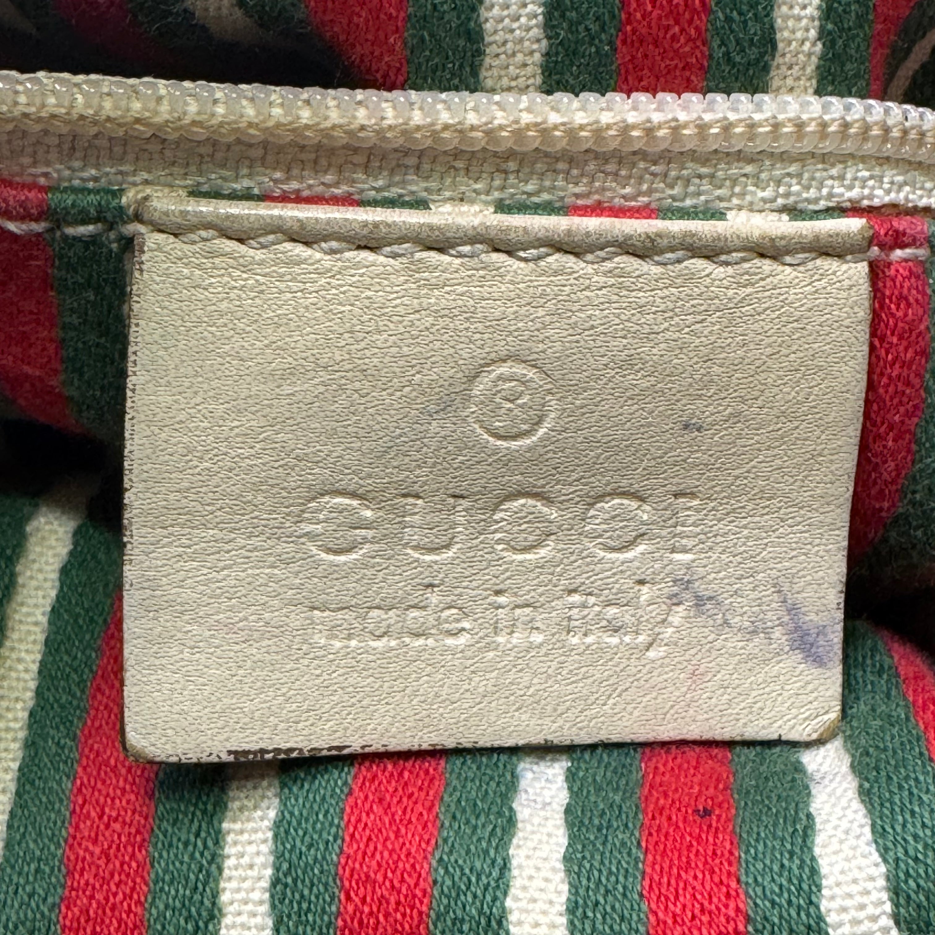 Guccui Monogram GG New Britt Hobo Ivory Shoulder Bag - Lost Designer