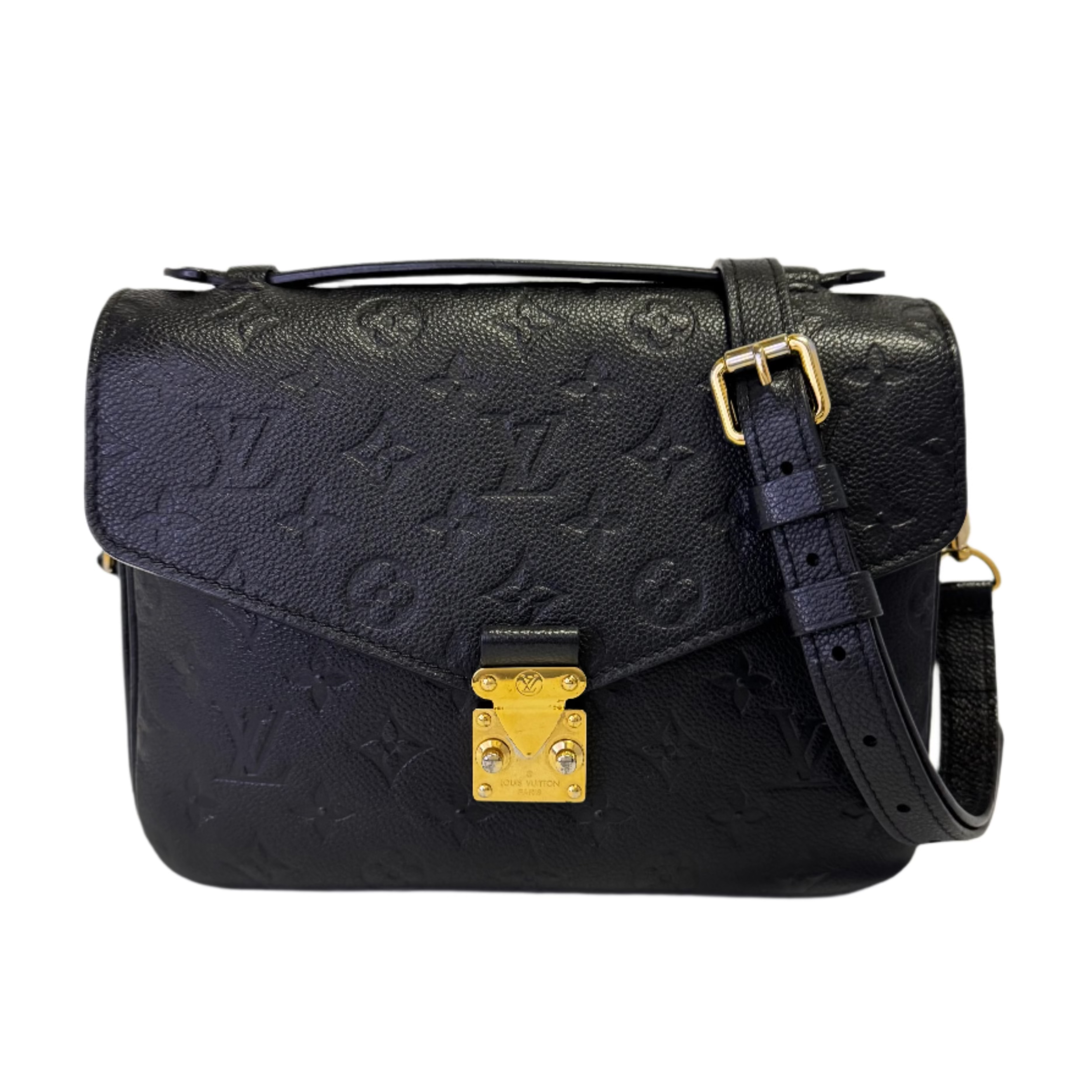 Louis Vuitton Empriente Pochette Metis Bag Leather Black