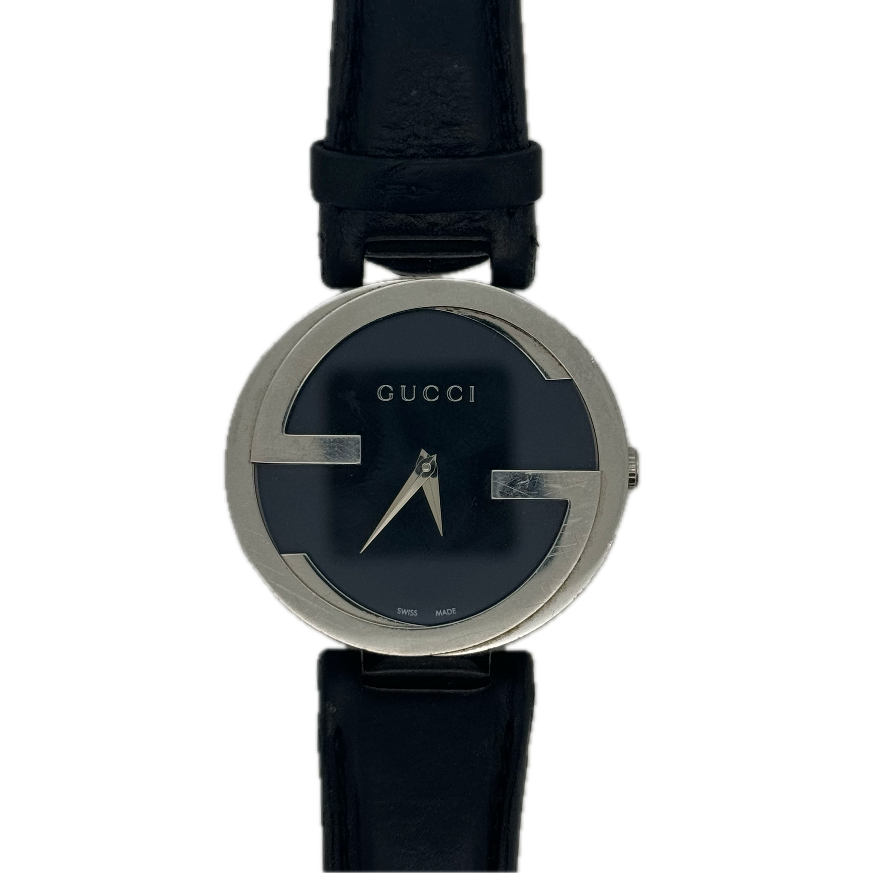Gucci Interlocking G Logo Watch Stainless Steel Quartz 133.3 - Lost Designer