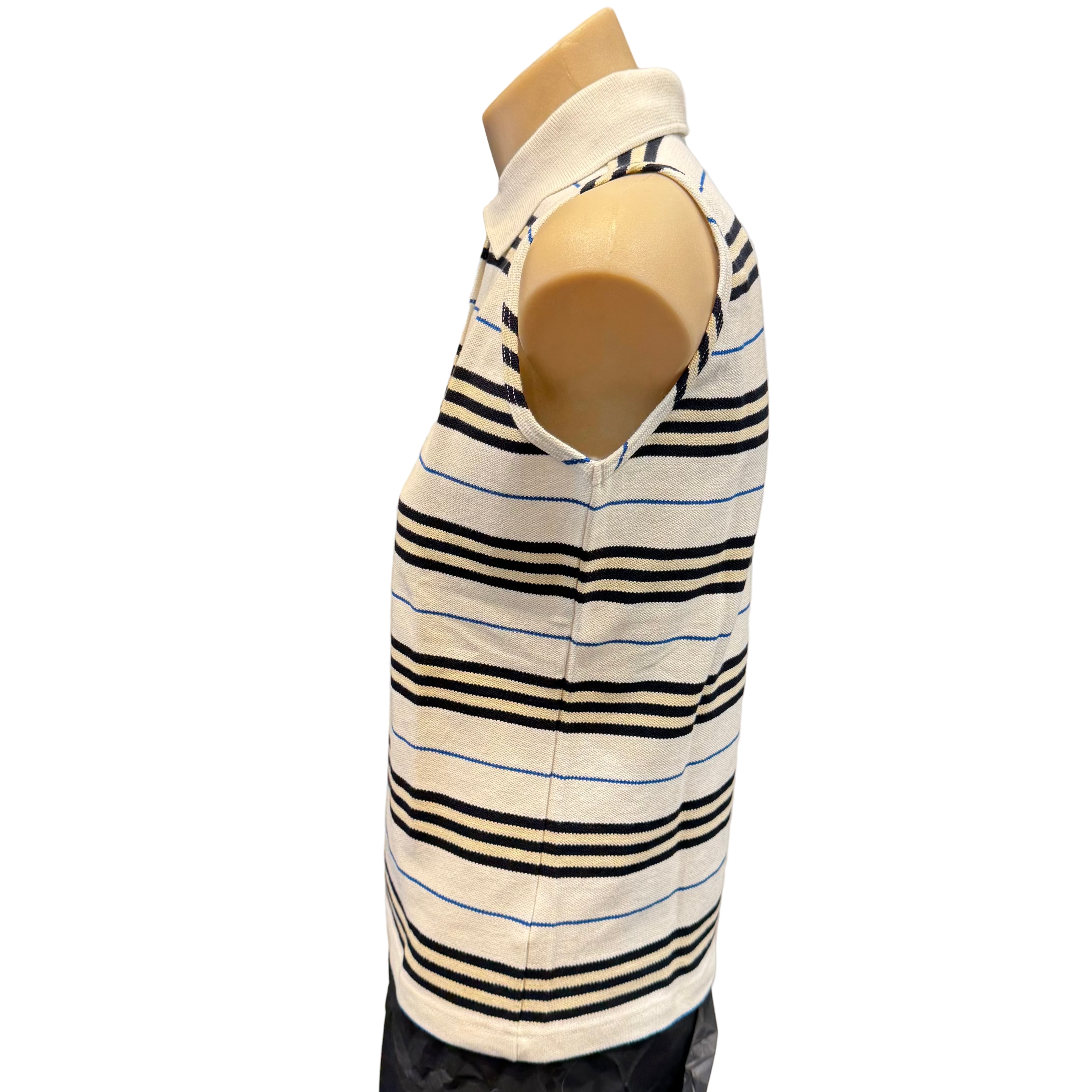 Burberry Blue Label Striped Polo Tank Top Small