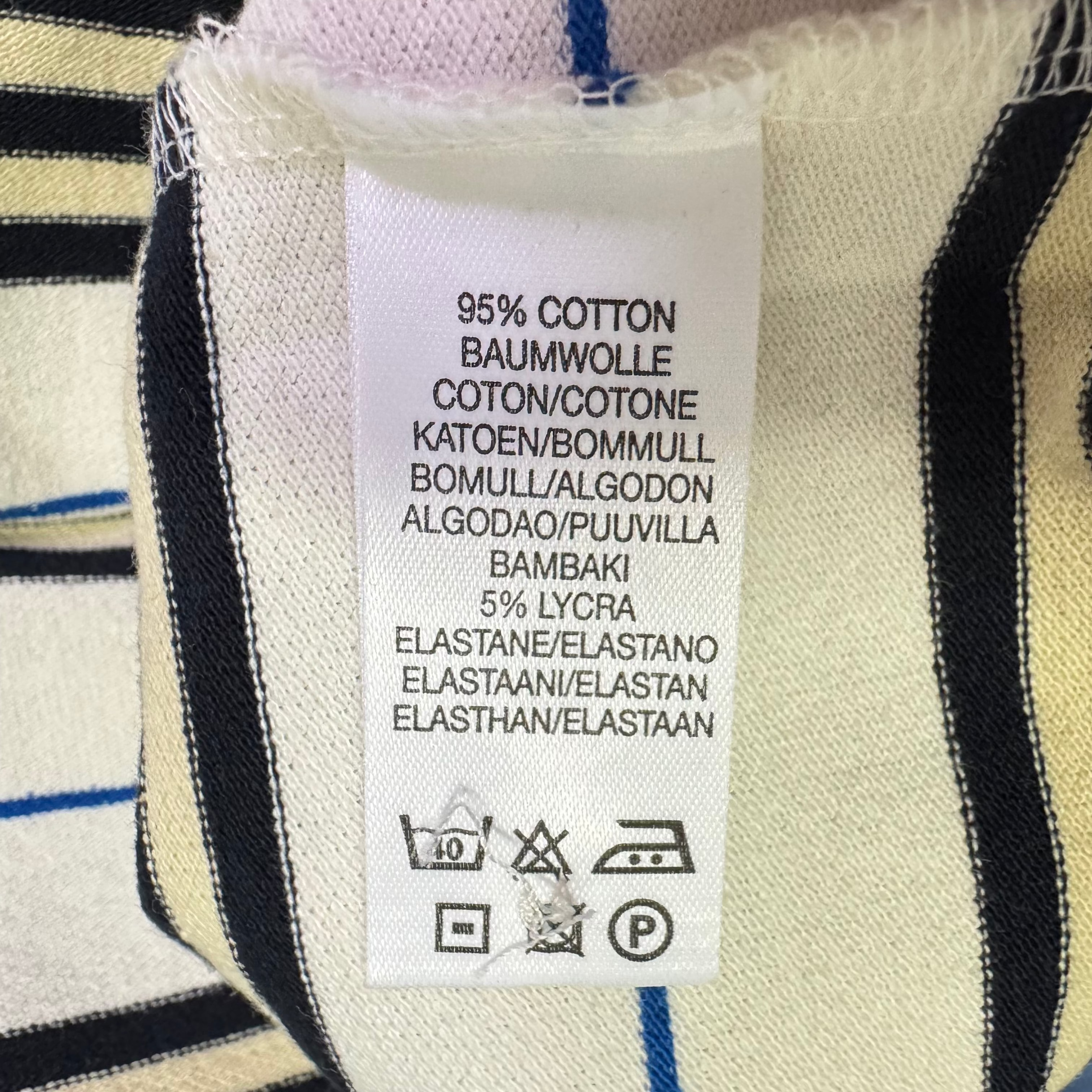 Burberry Blue Label Striped Polo Tank Top Small