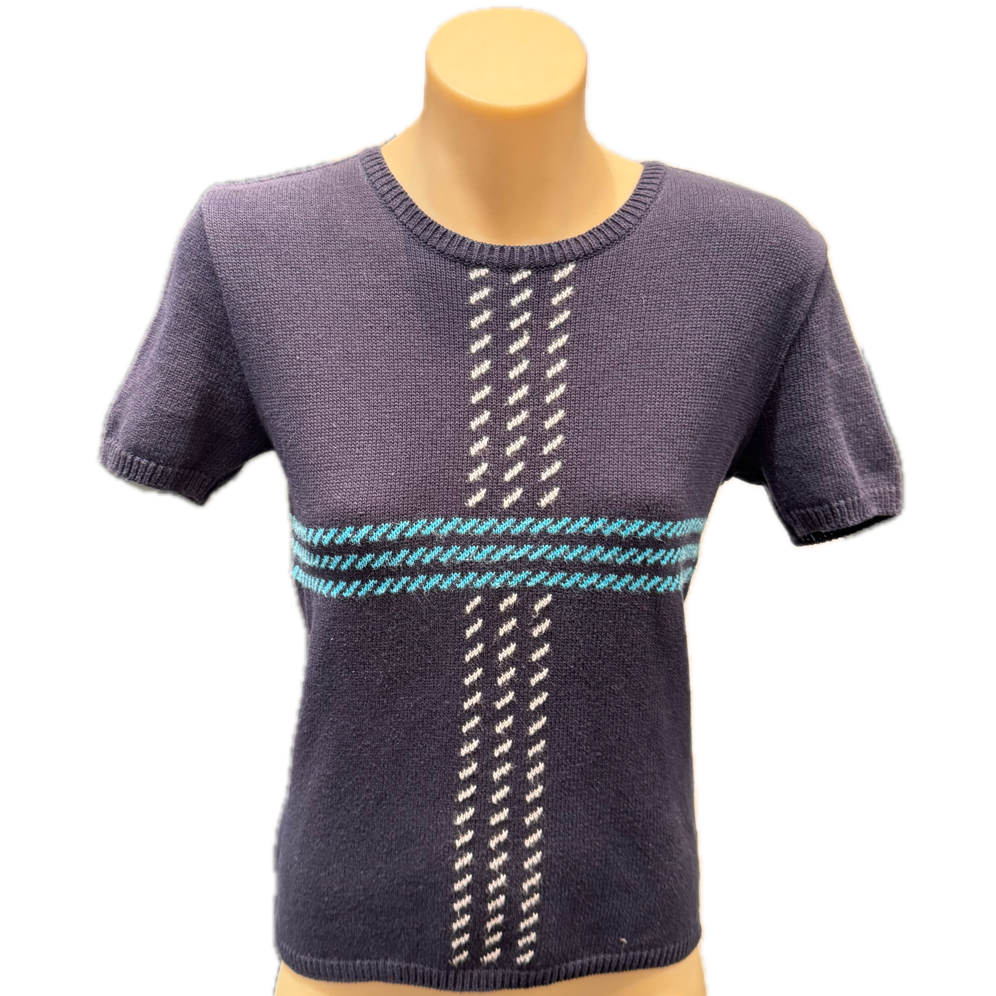 Burberry Blue Label Sweater Blue Medium