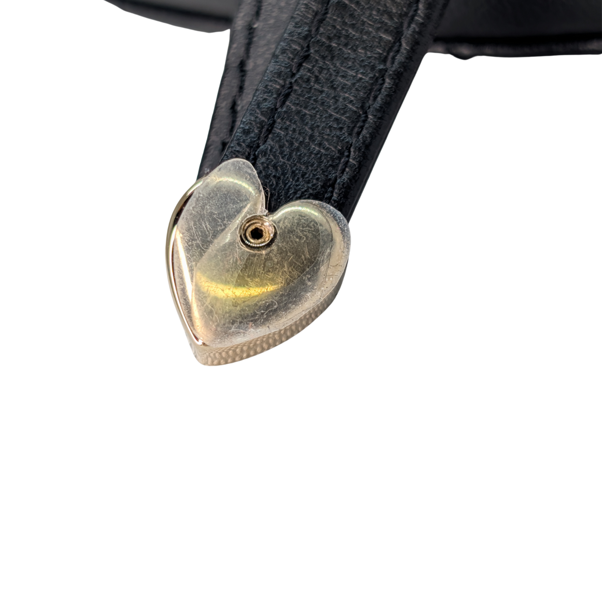 Chanel Quilted CC In Love Heart Bag Black