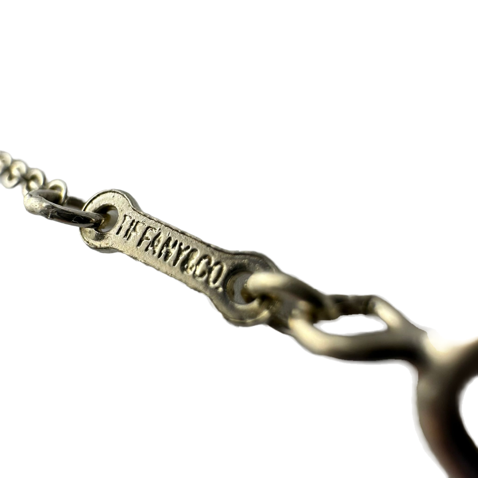 Tiffany & Co. Open Small Heart Pendant Sterling Silver