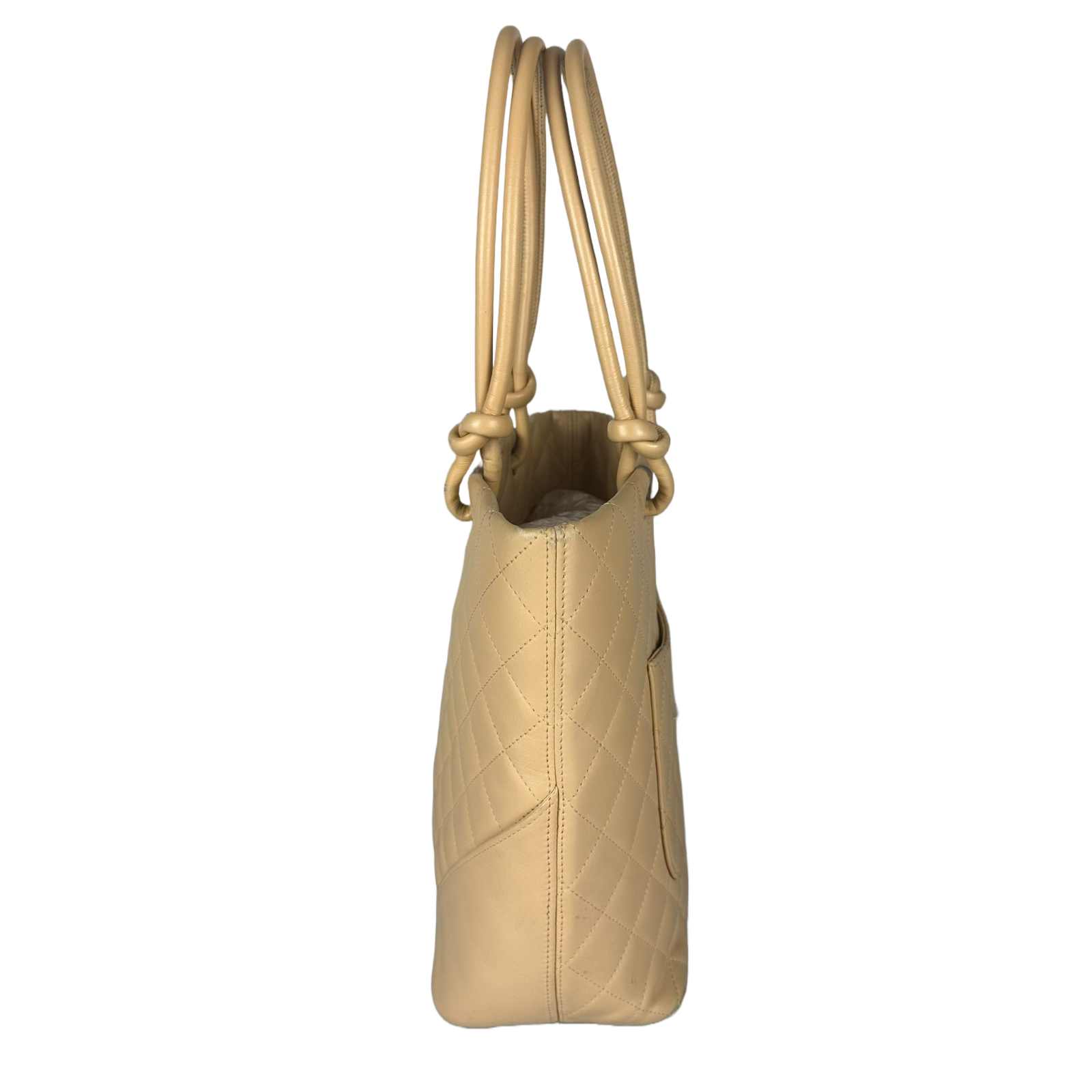 Chanel Ligne Cambon Tote Bag Mini/Small Beige