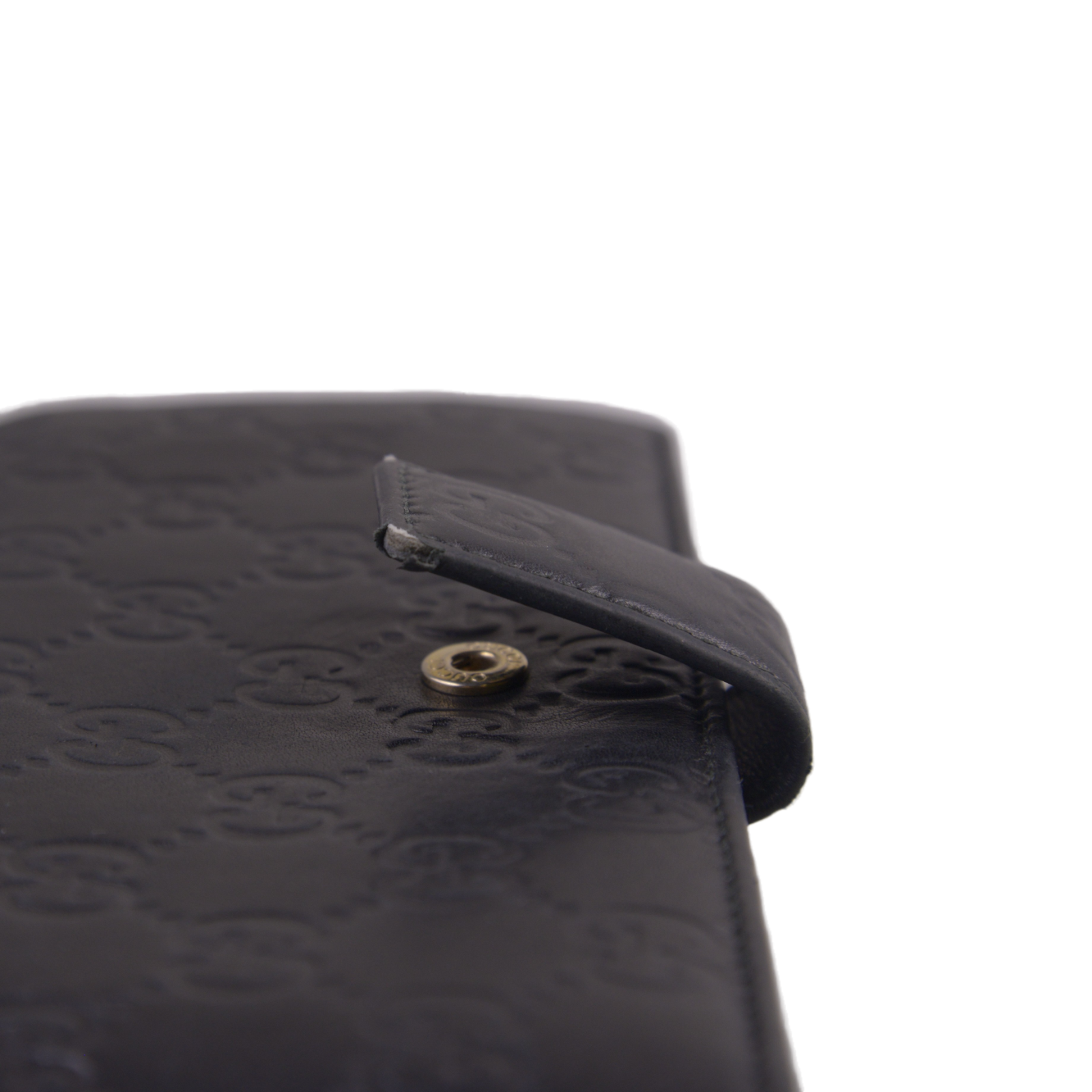 Gucci Black Continental Leather Wallet