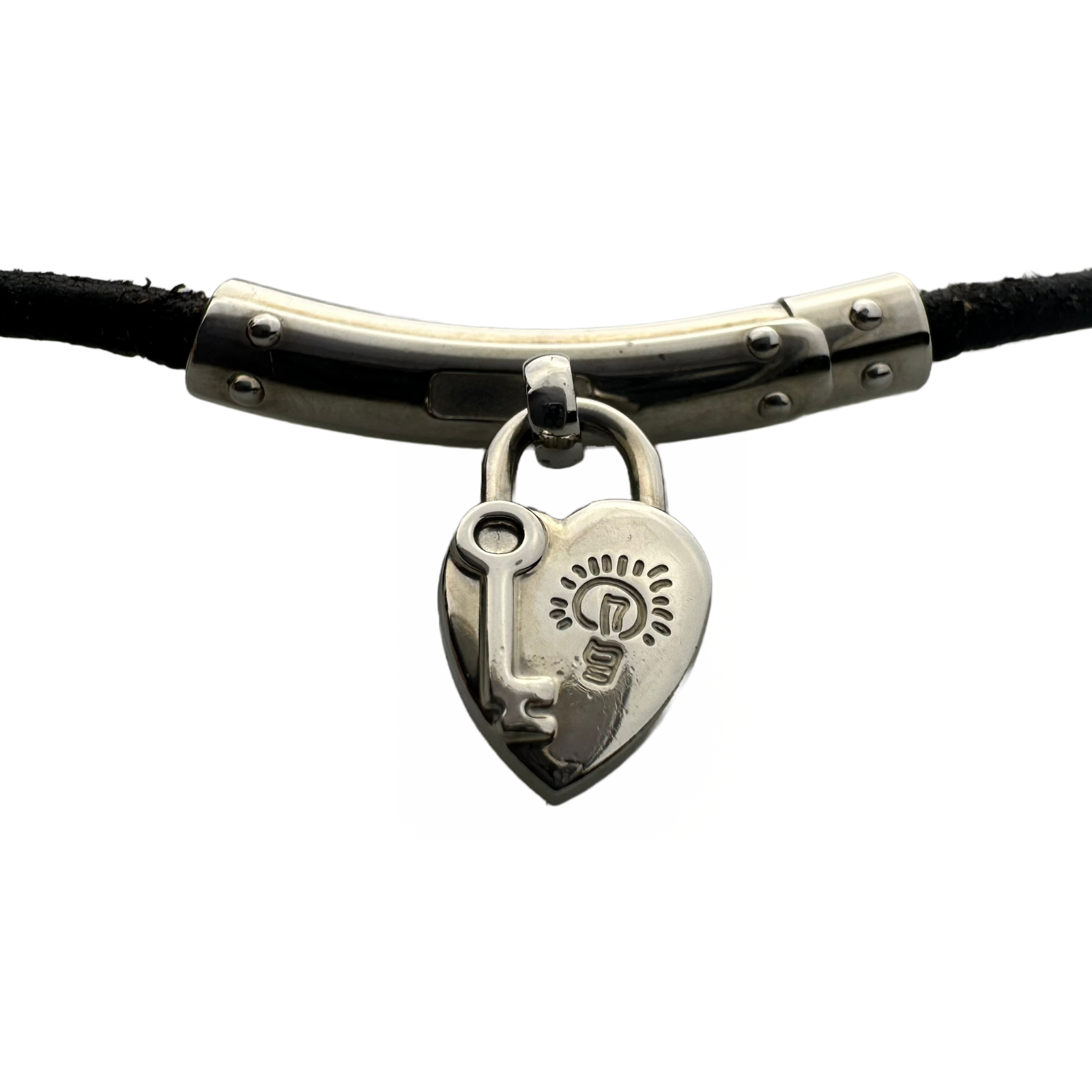 Hermes Viviride Choker Necklace Heart Cadena Motif