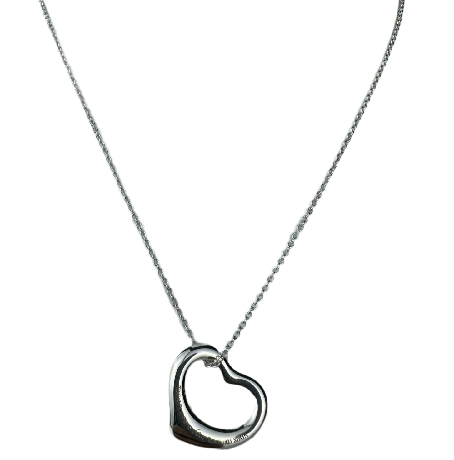 Tiffany & Co Open Heart Necklace, Small