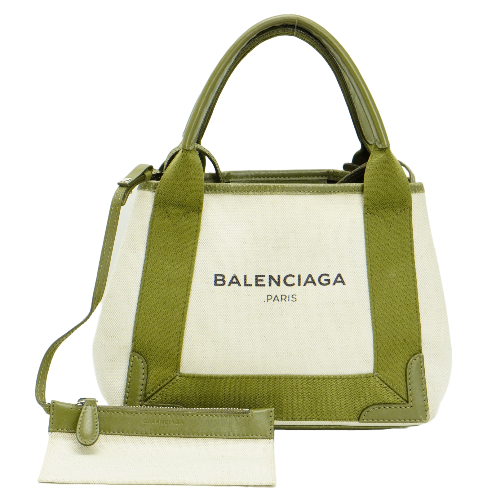 Balenciaga Cabas XS Tote Mini Bag Green